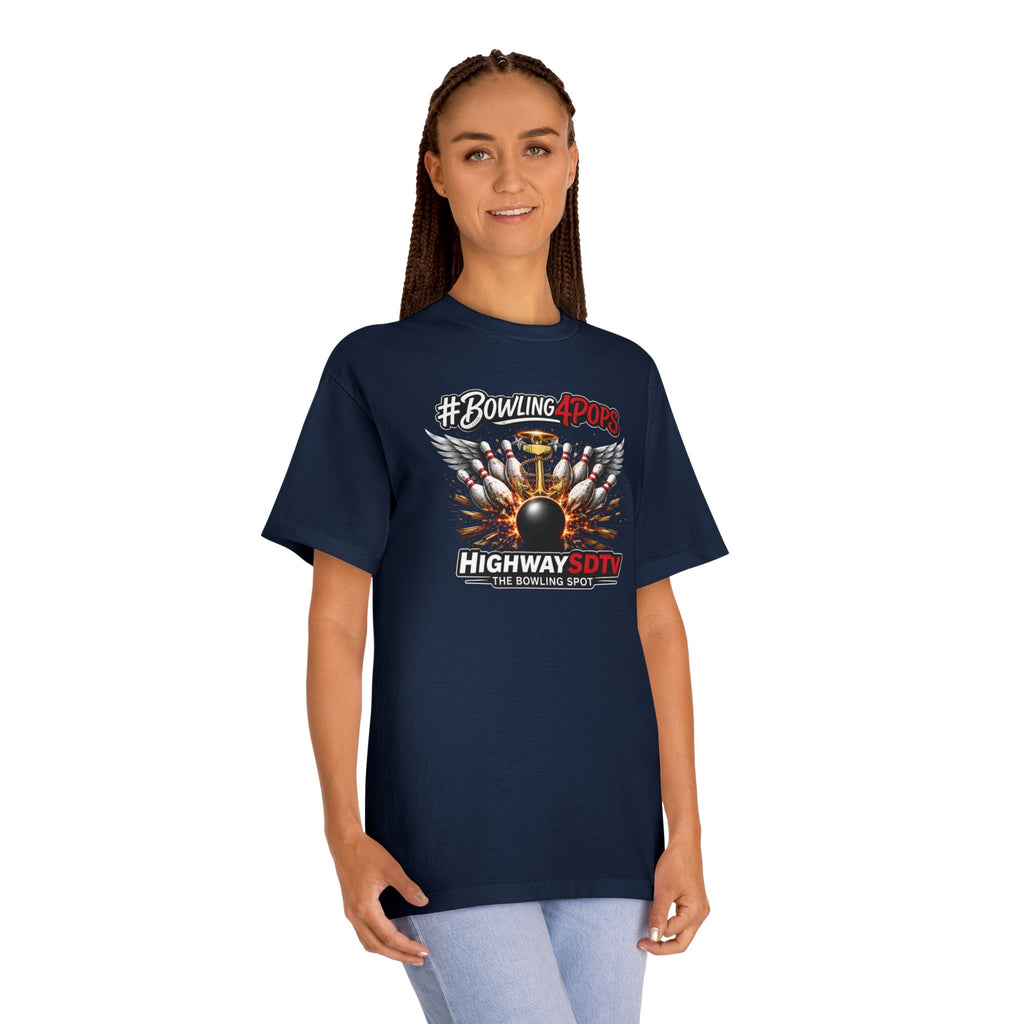 Bowling Pops Tee — "#Bowling4Pops" Highway SDTV Graphic T-Shirt