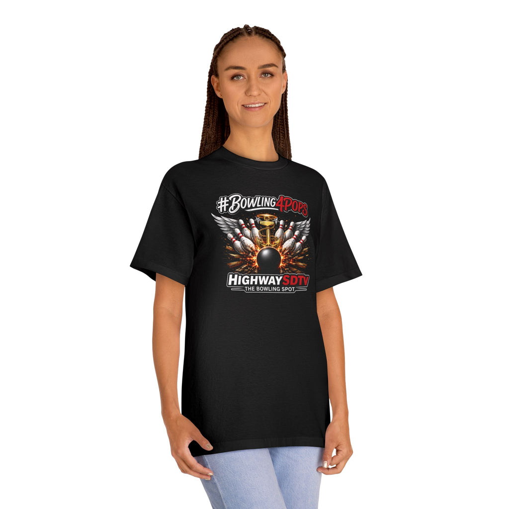 Bowling Pops Tee — "#Bowling4Pops" Highway SDTV Graphic T-Shirt