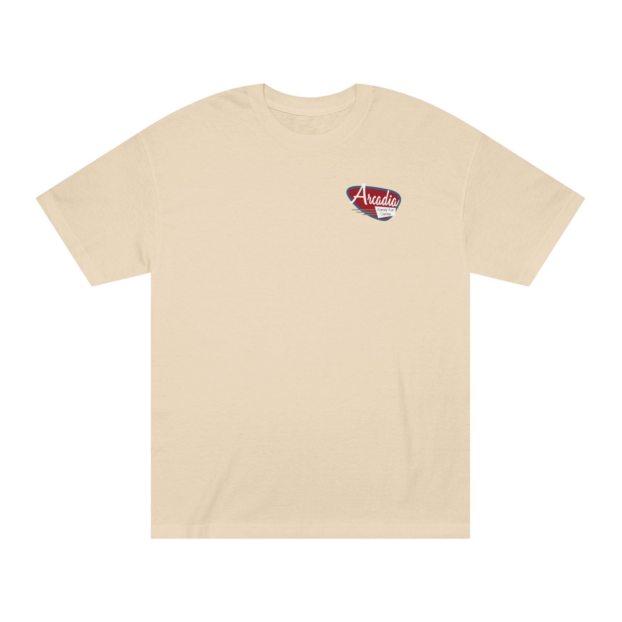 Official Arcadia family fun center and HighwaySDTv tee