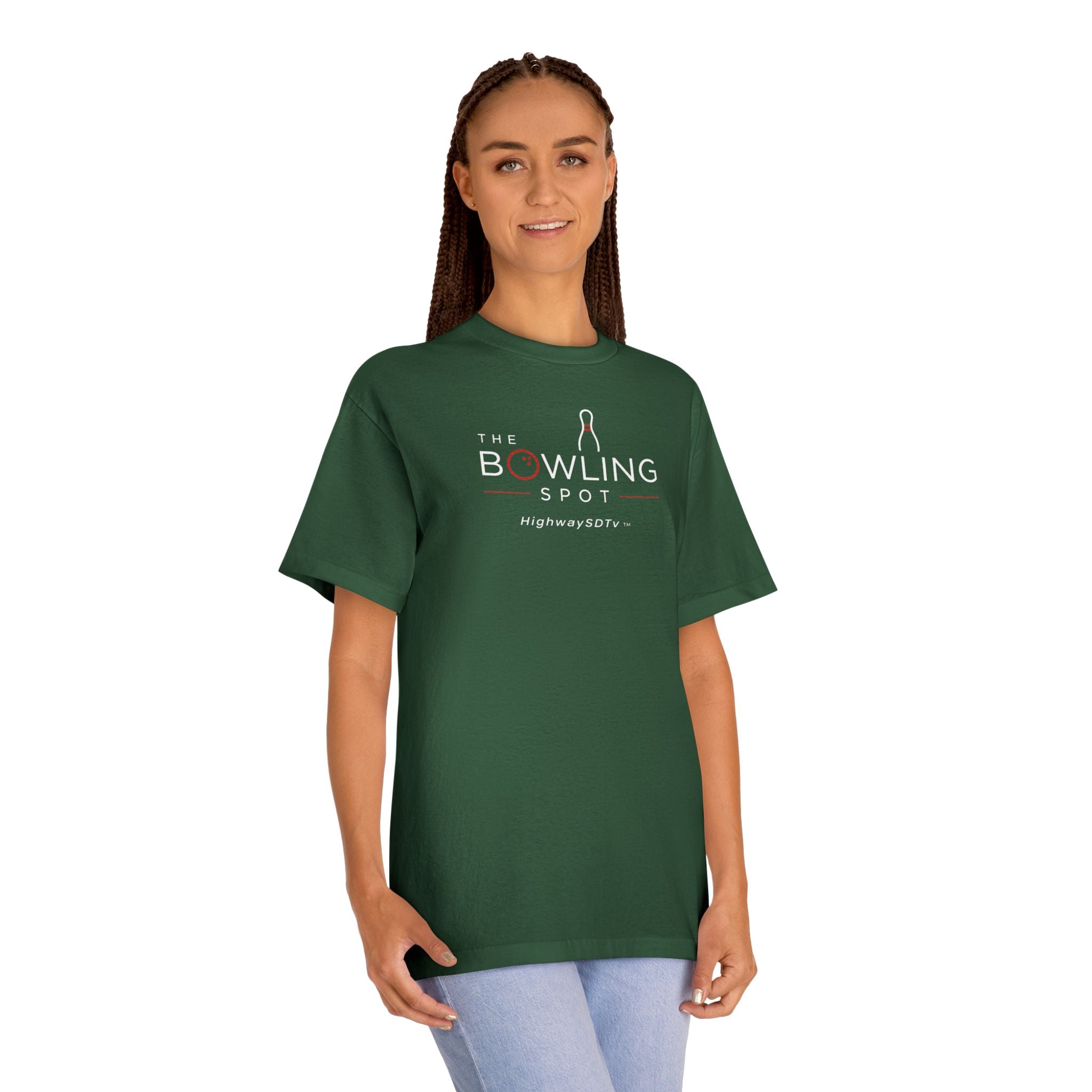 Bowling Spot Logo Tee — The Bowling Spot Highway 30TV Orange T-Shirt