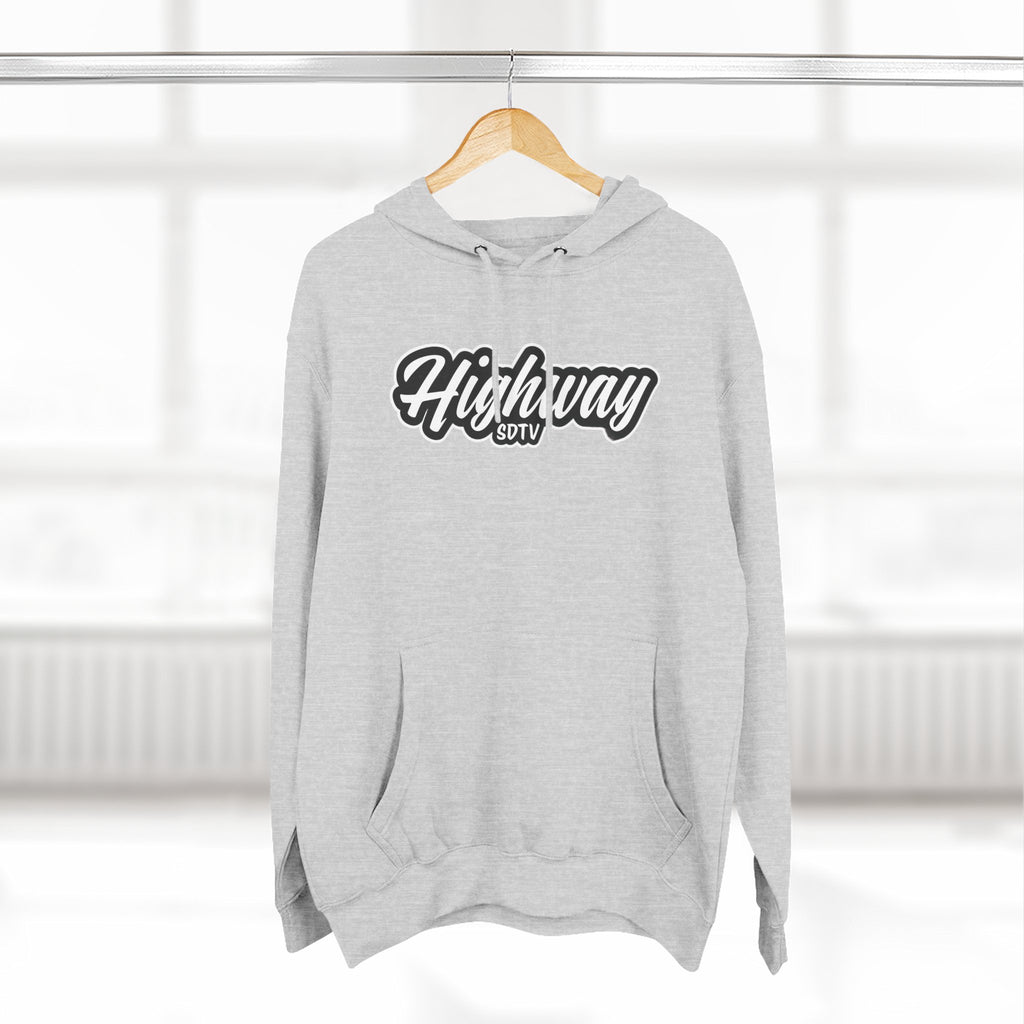Three-Panel Fleece Hoodie