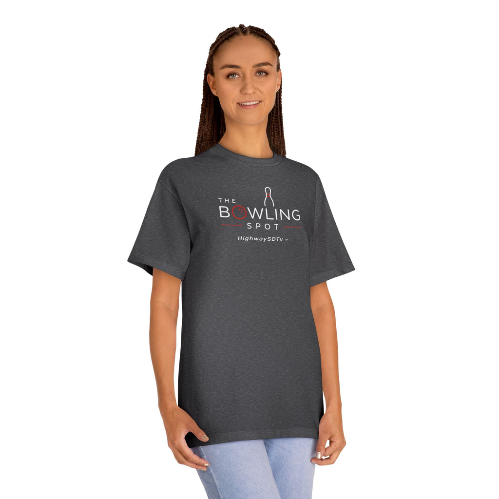 Bowling Spot Logo Tee — The Bowling Spot Highway 30TV Orange T-Shirt