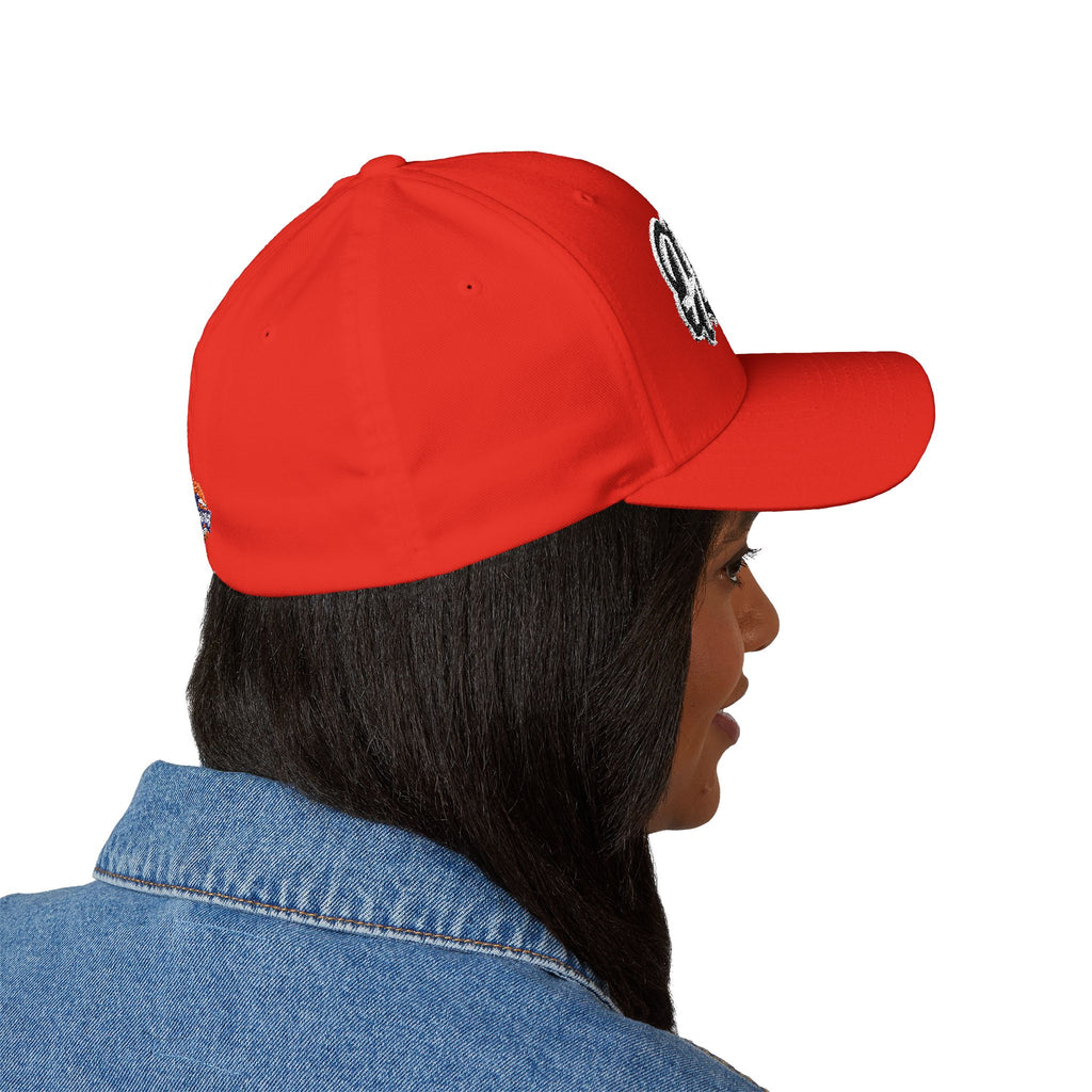 Highway Structured Cap | Embroidered White Cap, Urban Fashion, Unisex Gift, Summer Accessory, Streetwear, Dad Hat