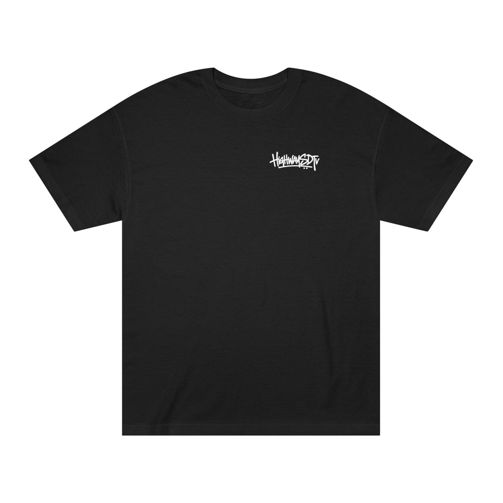 Classic Tee — Vintage Roadtrip Graphic Chest & Back