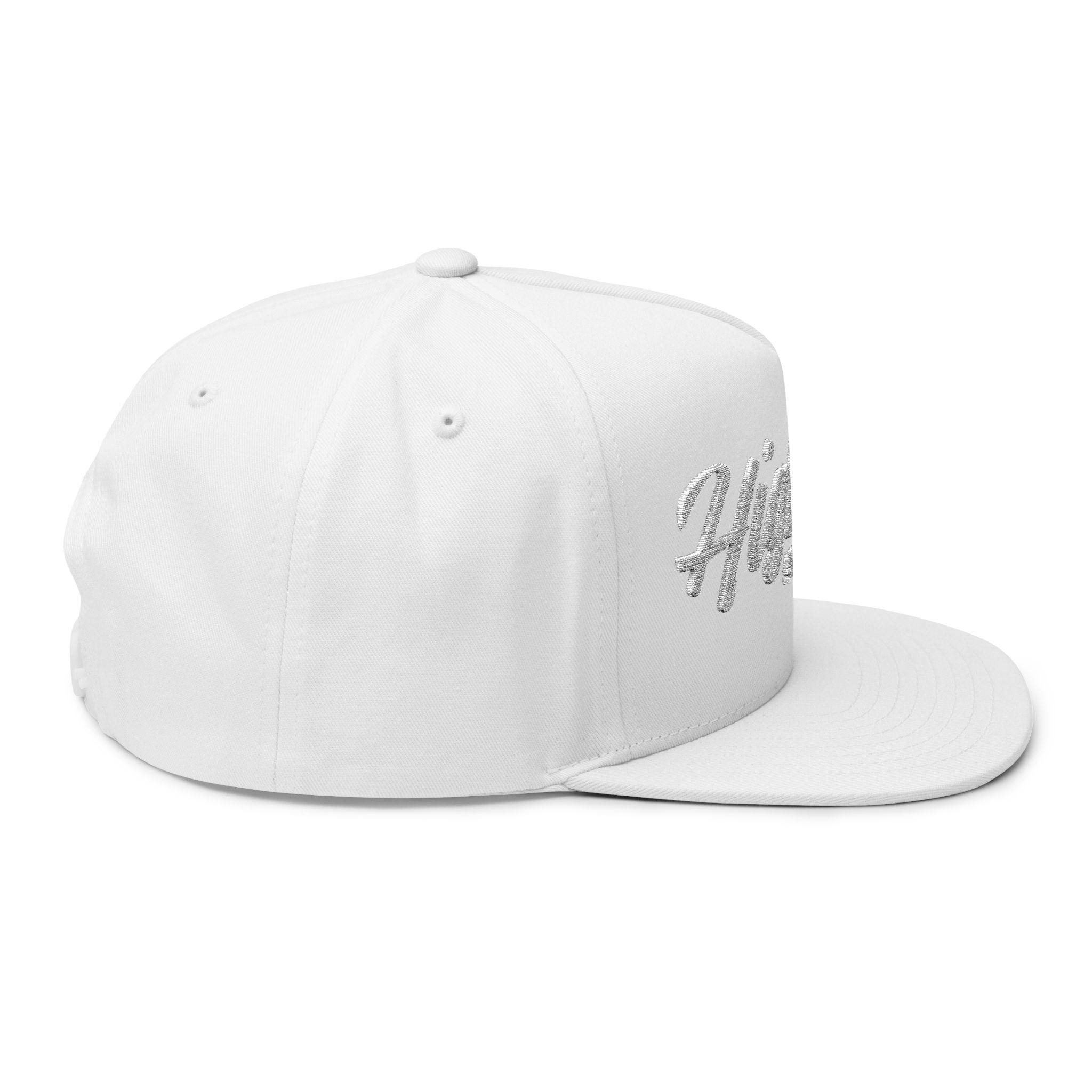 Highway Embroidered Flat Bill Cap | Stylish Snapback Hat for Everyday Wear, Gifts for Him, Fashion Accessory, Casual Cap
