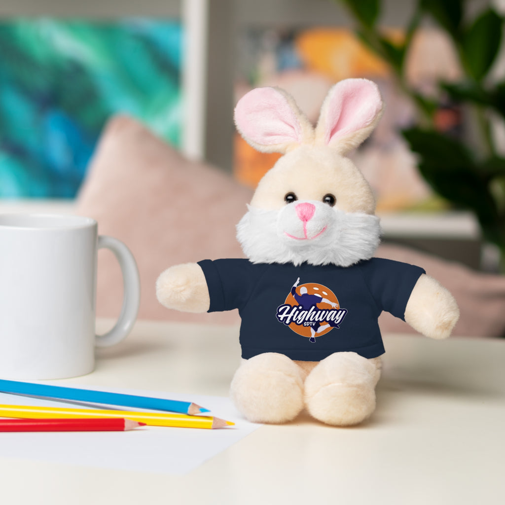 Cute Stuffed Animal with Custom Tee - Perfect Gift for Kids
