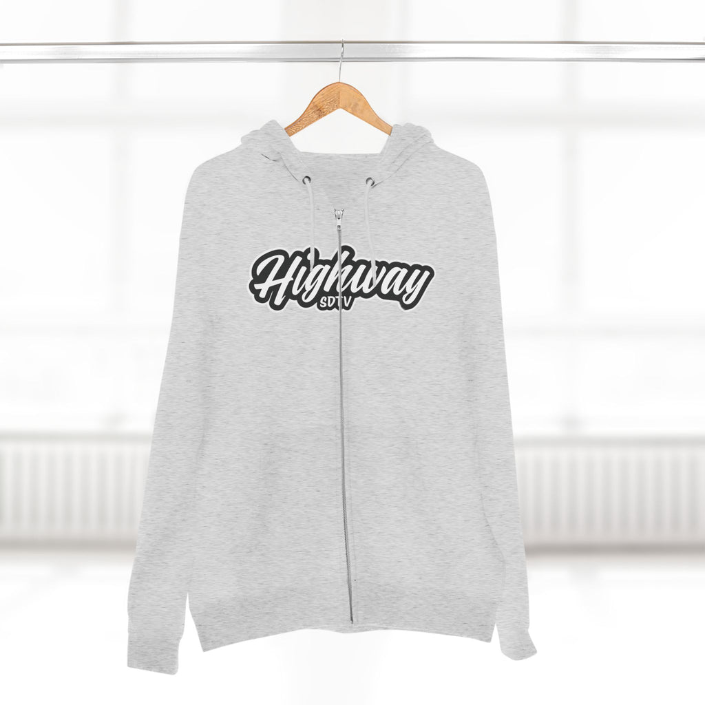 Highway Unisex Zip Hoodie - Casual Comfort for Every Adventure