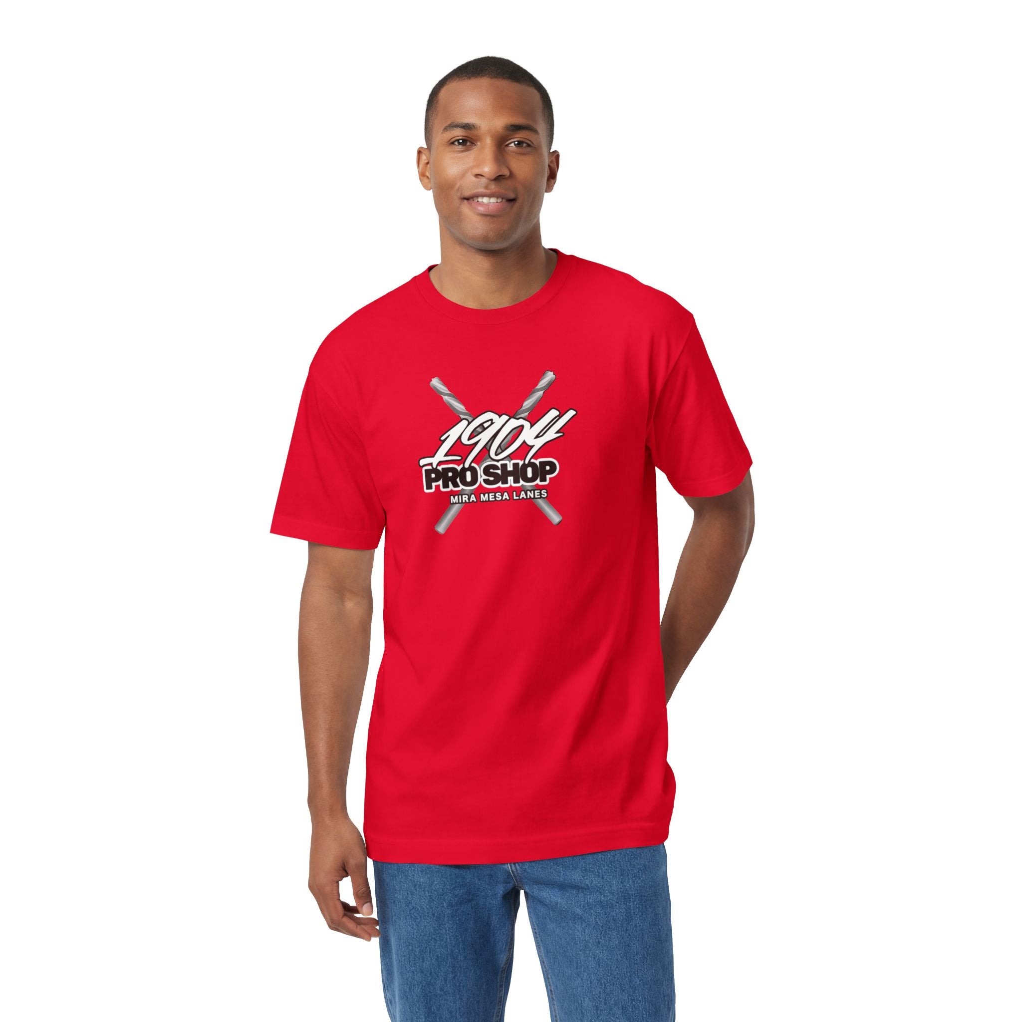 1904 Pro Shop Baseball Tee – Retro Crossed Bats Graphic T-Shirt