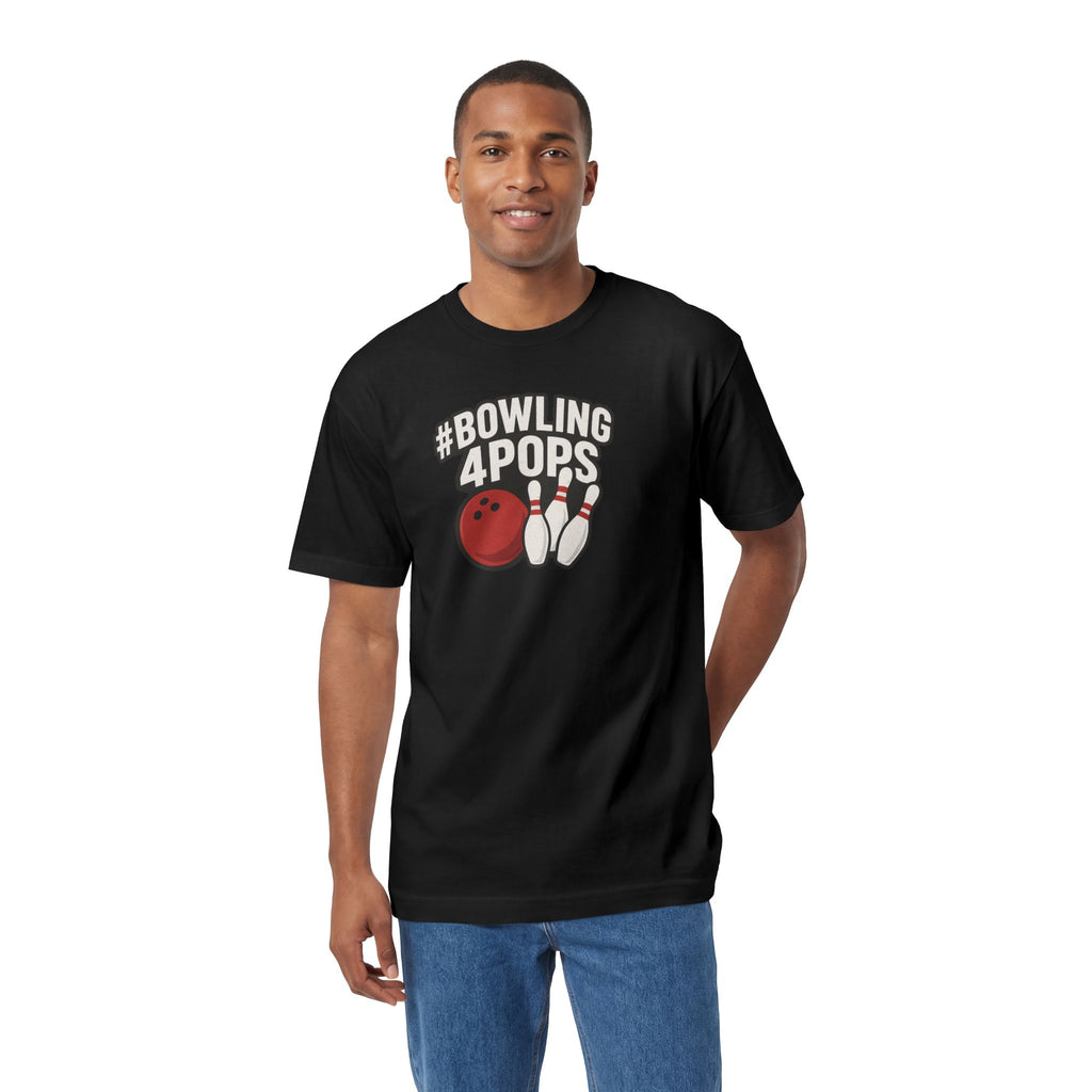 Bowling 4 Pops T-Shirt — #Bowling4Pops Graphic Tee for Father’s Day & Bowling Fans