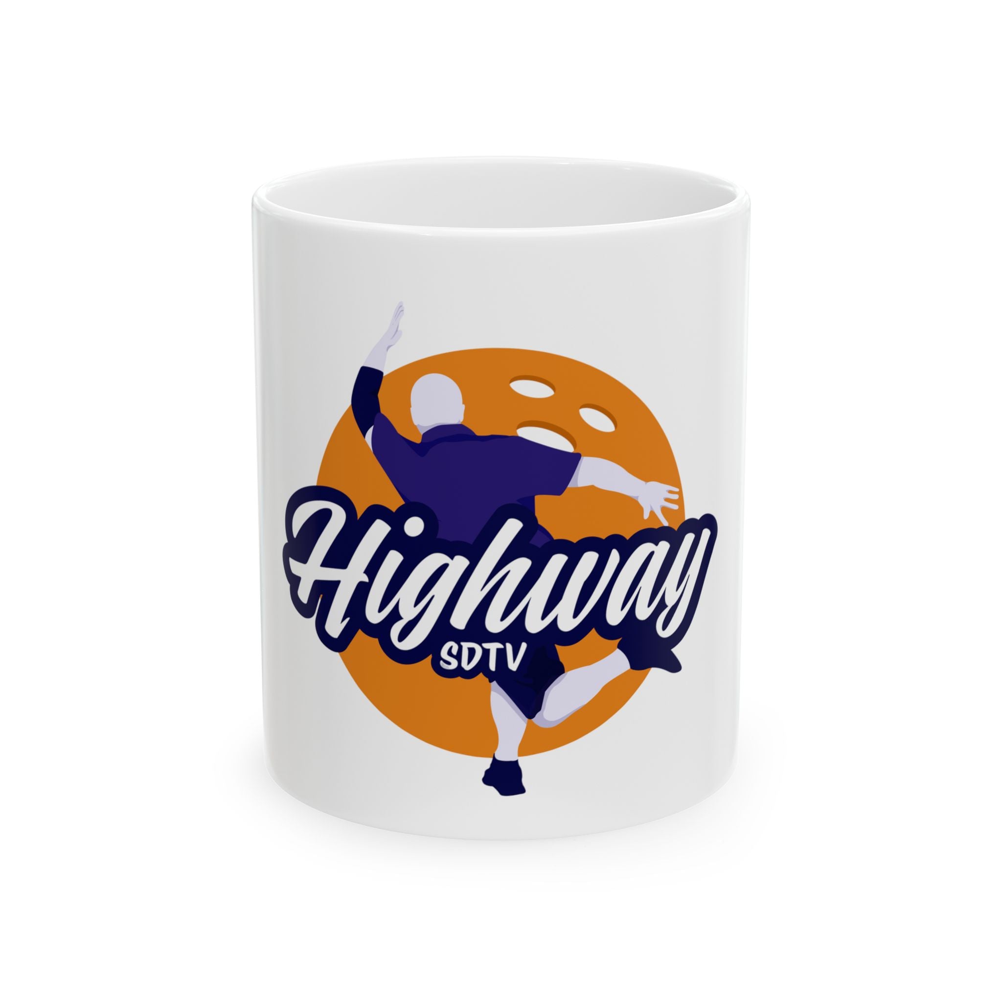 Highway Bowling Ceramic Mug - Perfect Gift for Bowlers, Sports Enthusiasts, or Anyone Who Loves Coffee, Tea, or Hot Drinks