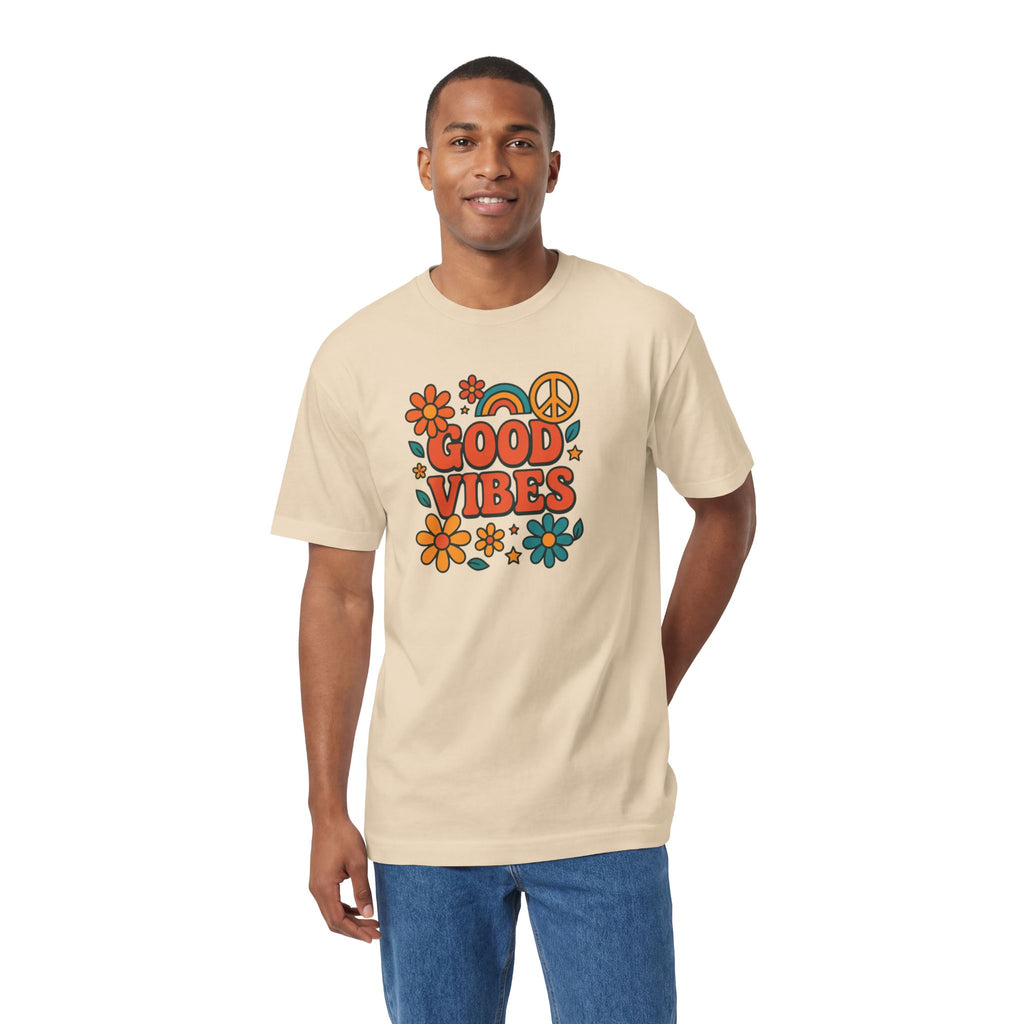 Good Vibes Retro Flower Tee