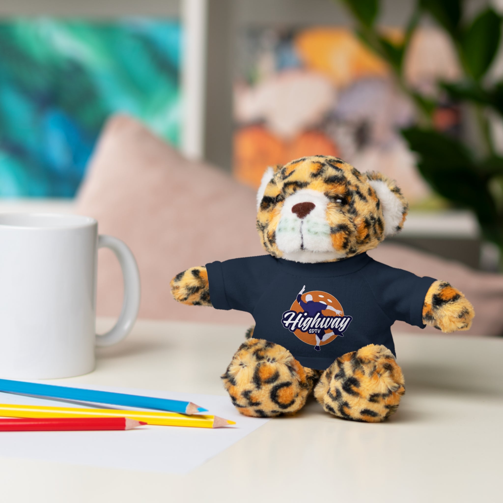 Cute Stuffed Animal with Custom Tee - Perfect Gift for Kids