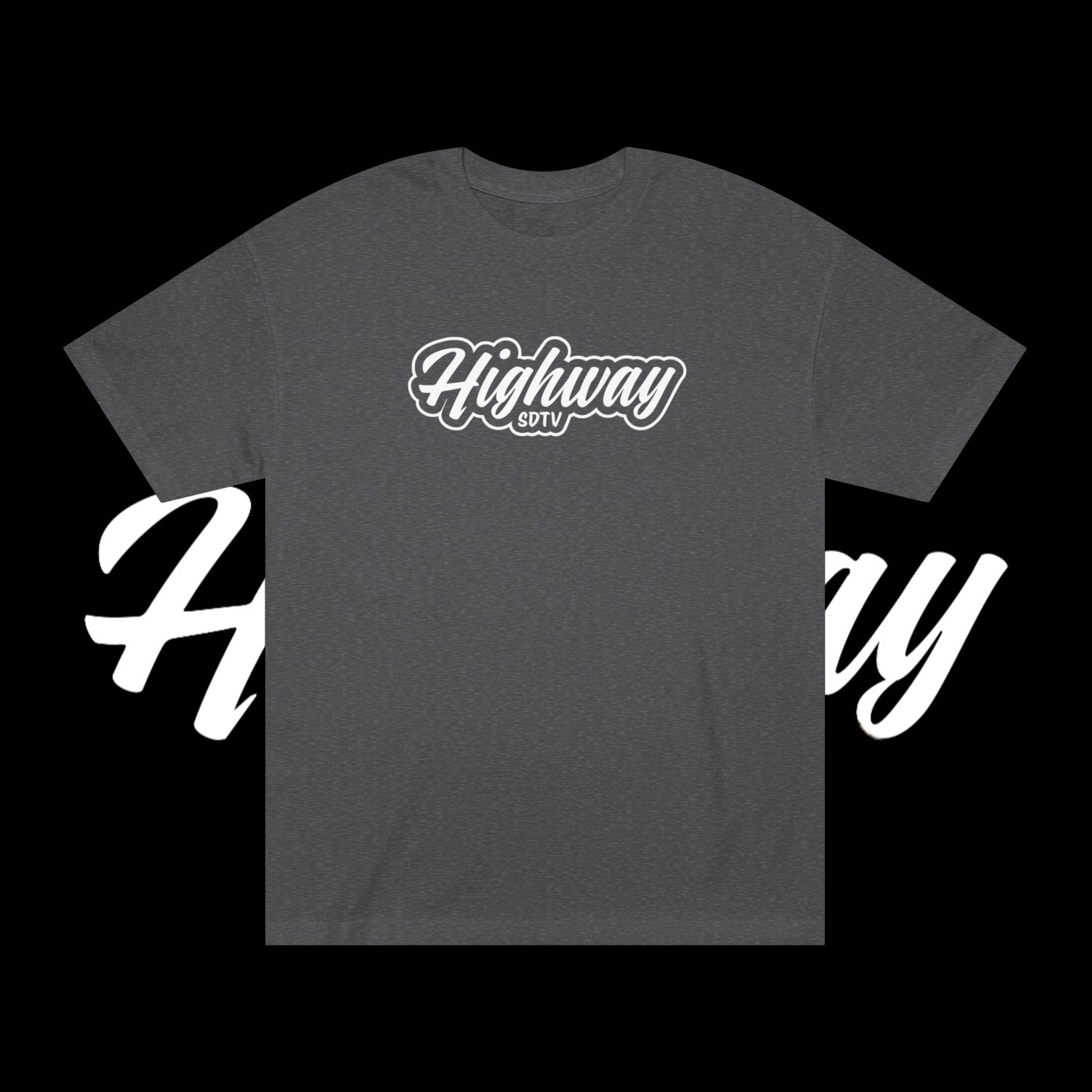 Highway City Logo Tee — Retro Sunset Graphic T-Shirt
