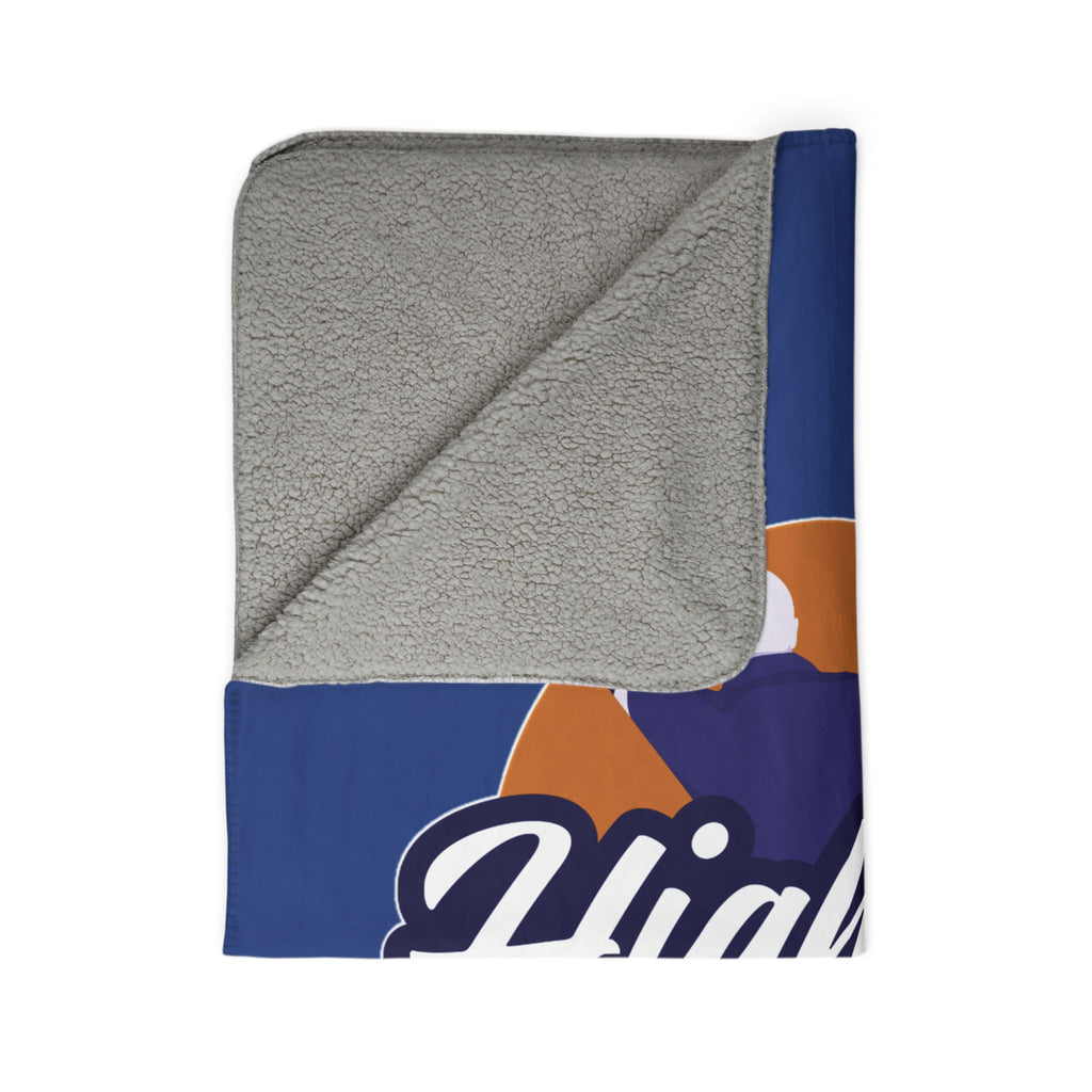 Highway Bowling Fleece Sherpa Blanket