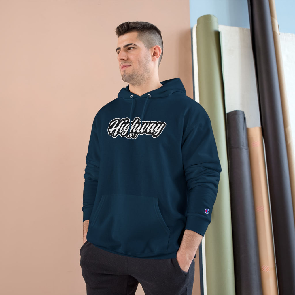 HighwaySDTV Champion Hoodie - Cozy Streetwear, Perfect for Casual Outings, Gifts, Fall/Winter Style, Hoodie for Every Occasion '