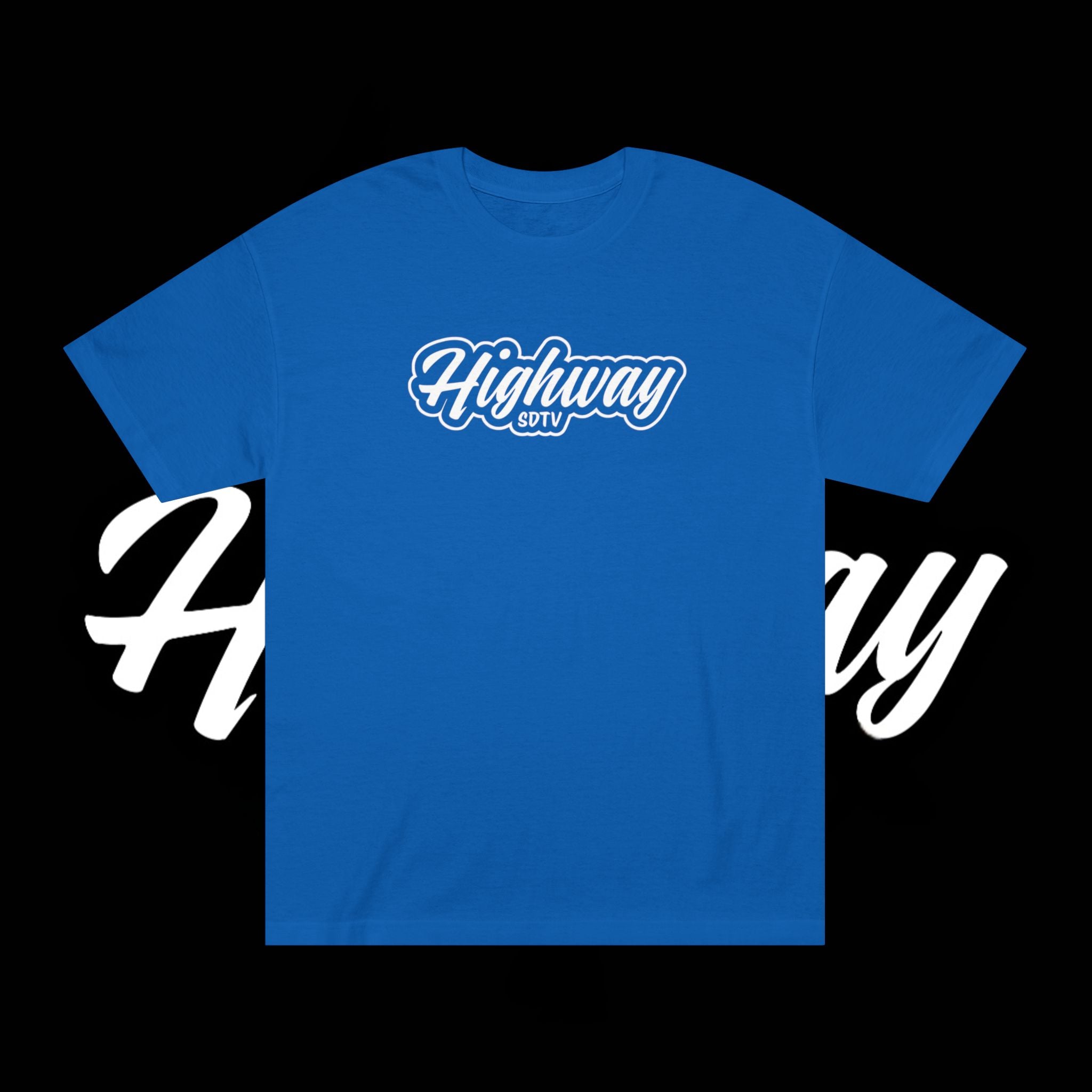 Highway City Logo Tee — Retro Sunset Graphic T-Shirt