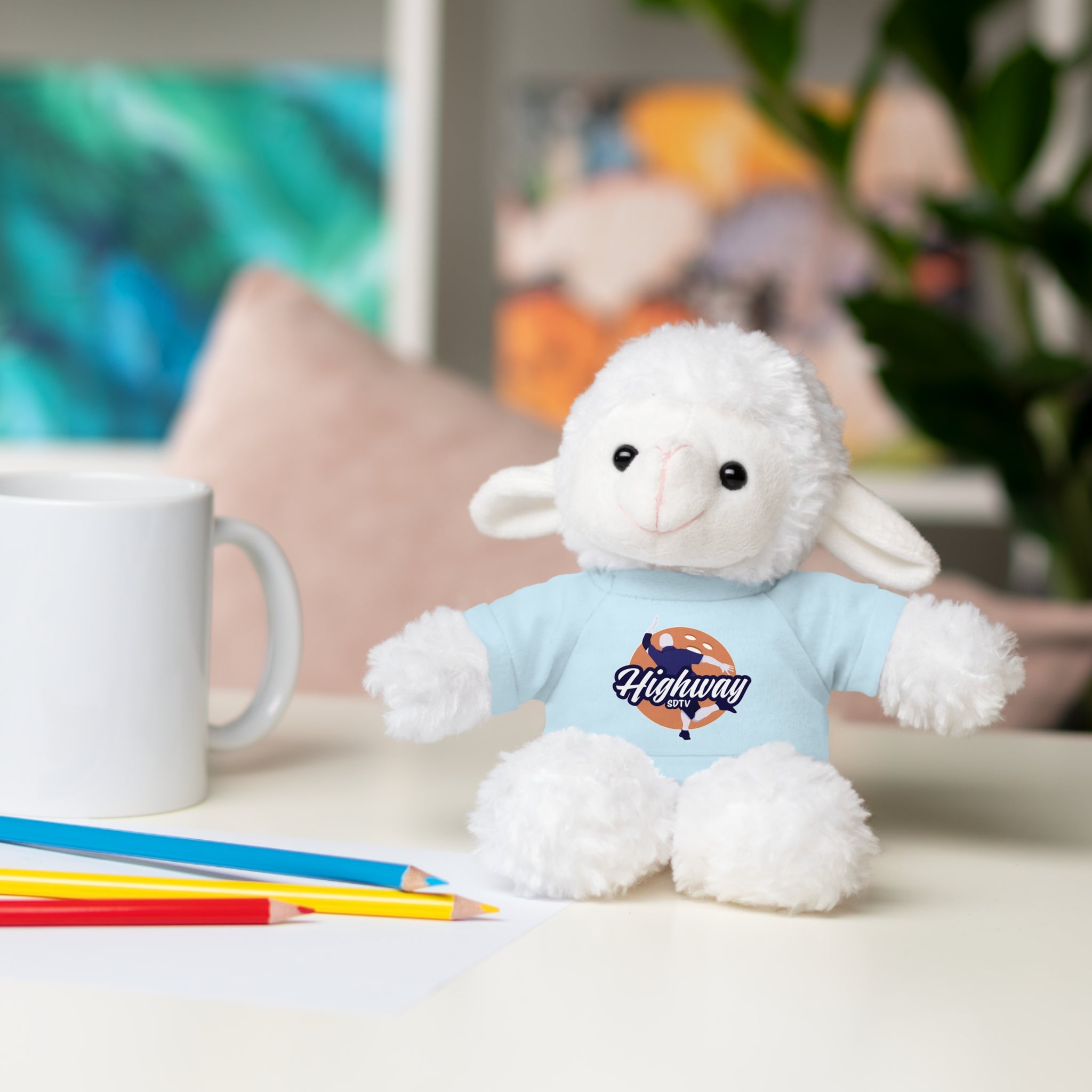 Cute Stuffed Animal with Custom Tee - Perfect Gift for Kids