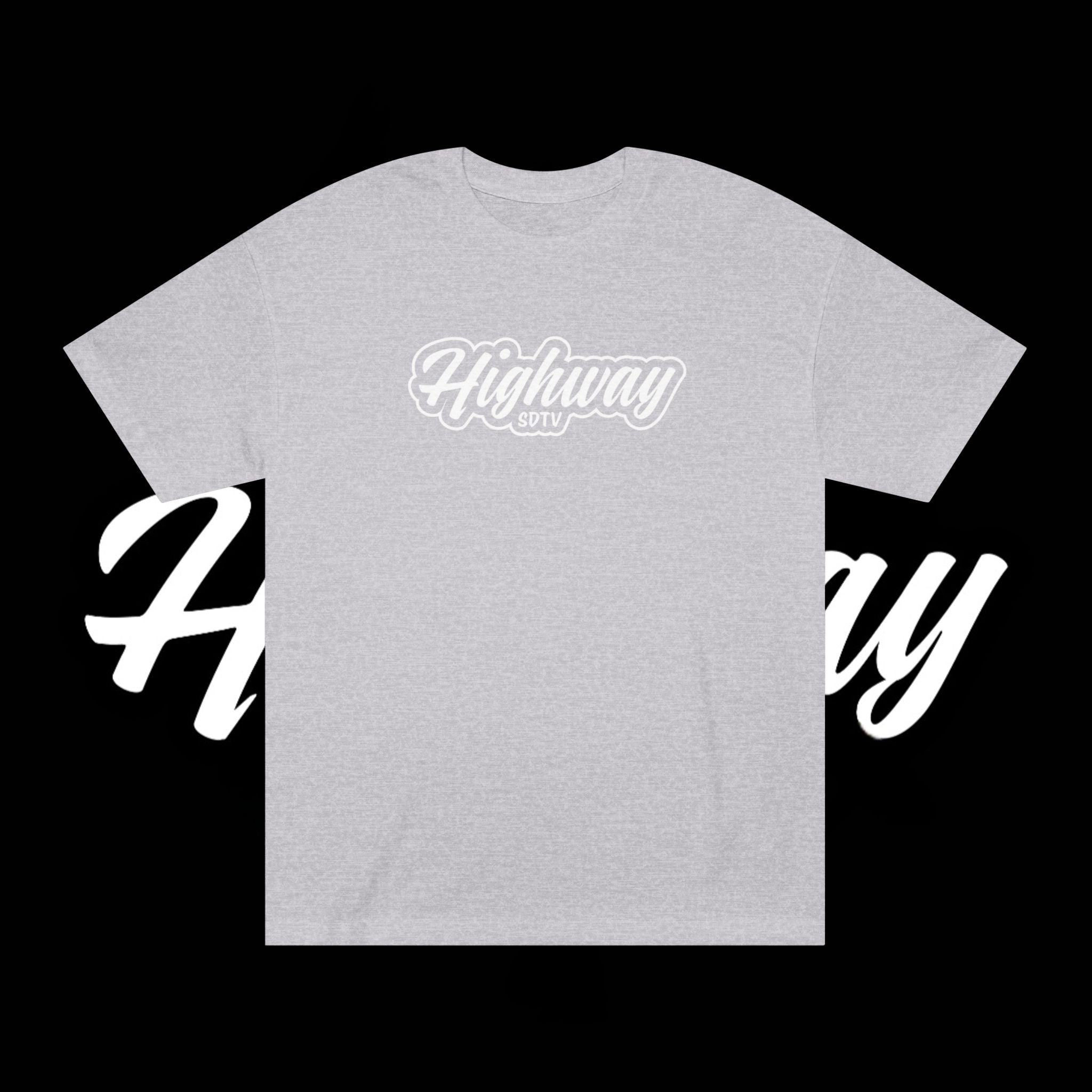 Highway City Logo Tee — Retro Sunset Graphic T-Shirt
