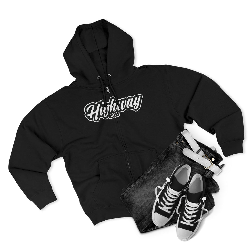 Highway Unisex Zip Hoodie - Casual Comfort for Every Adventure