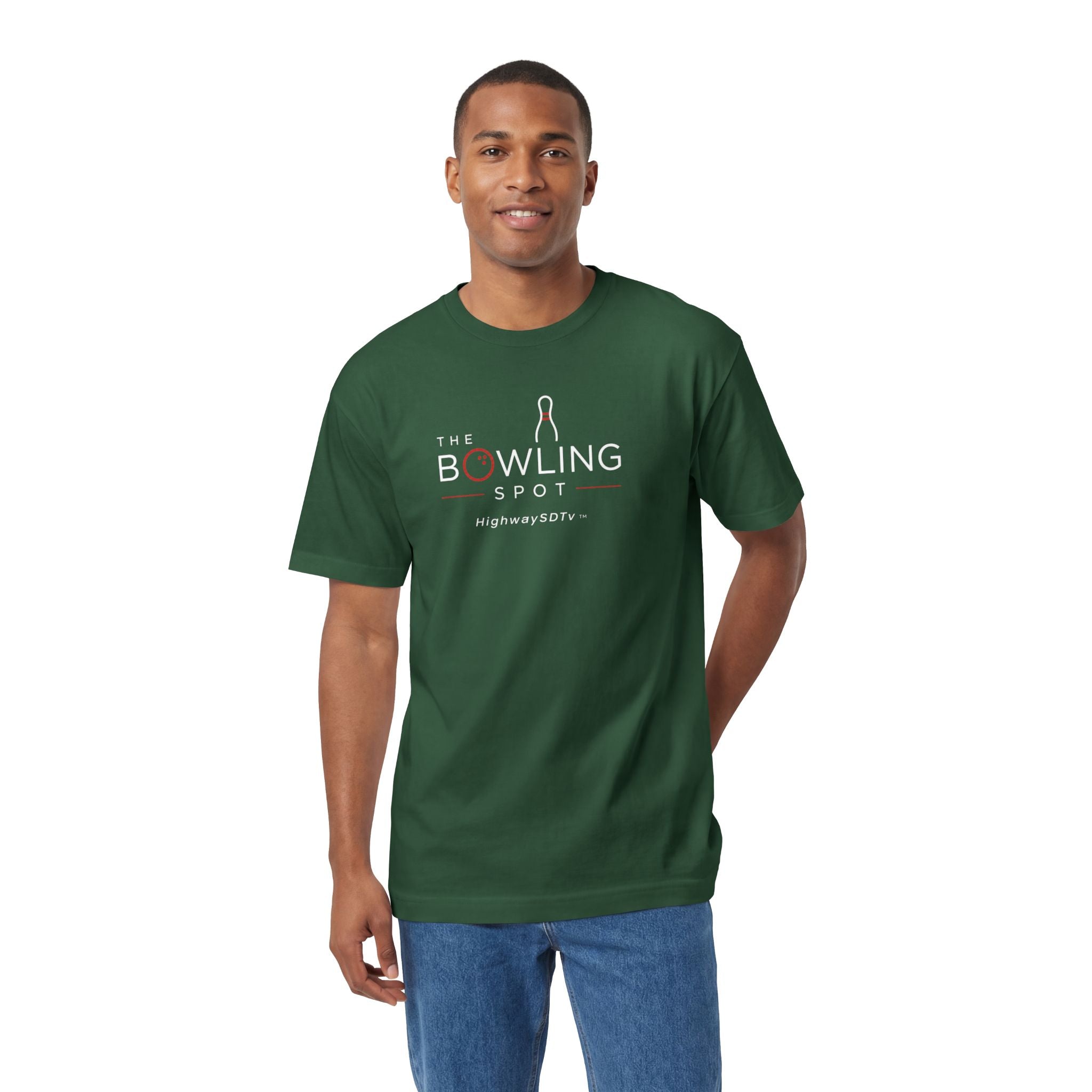 Bowling Spot Logo Tee — The Bowling Spot Highway 30TV Orange T-Shirt