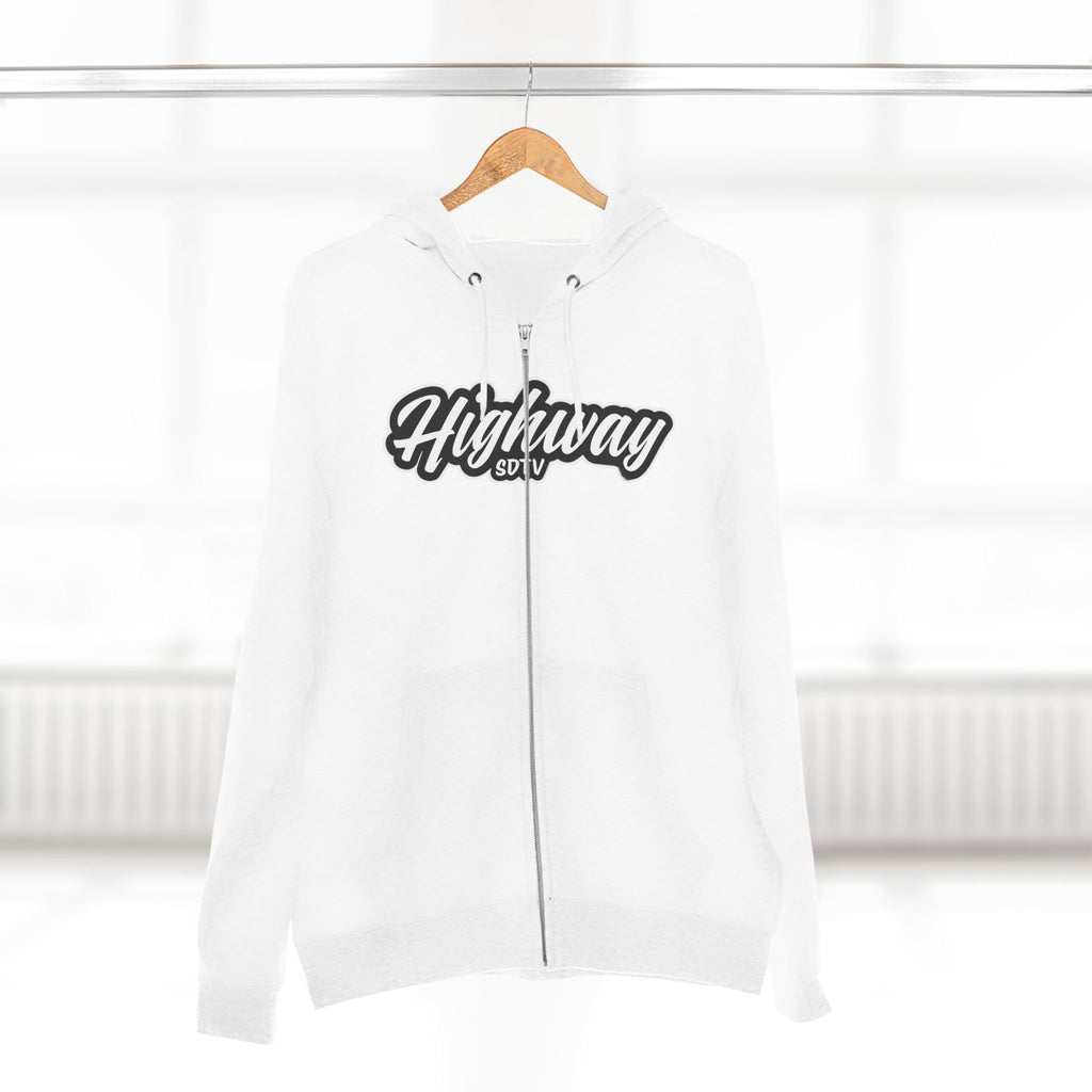 Highway Unisex Zip Hoodie - Casual Comfort for Every Adventure