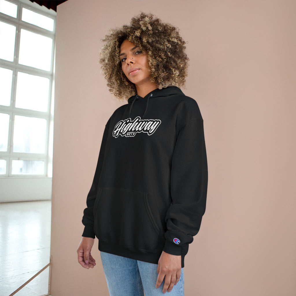 HighwaySDTV Champion Hoodie - Cozy Streetwear, Perfect for Casual Outings, Gifts, Fall/Winter Style, Hoodie for Every Occasion '