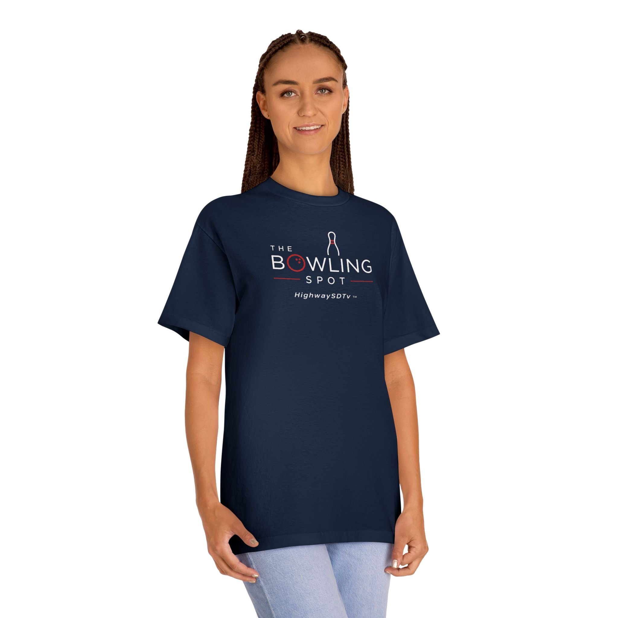 Bowling Spot Logo Tee — The Bowling Spot Highway 30TV Orange T-Shirt