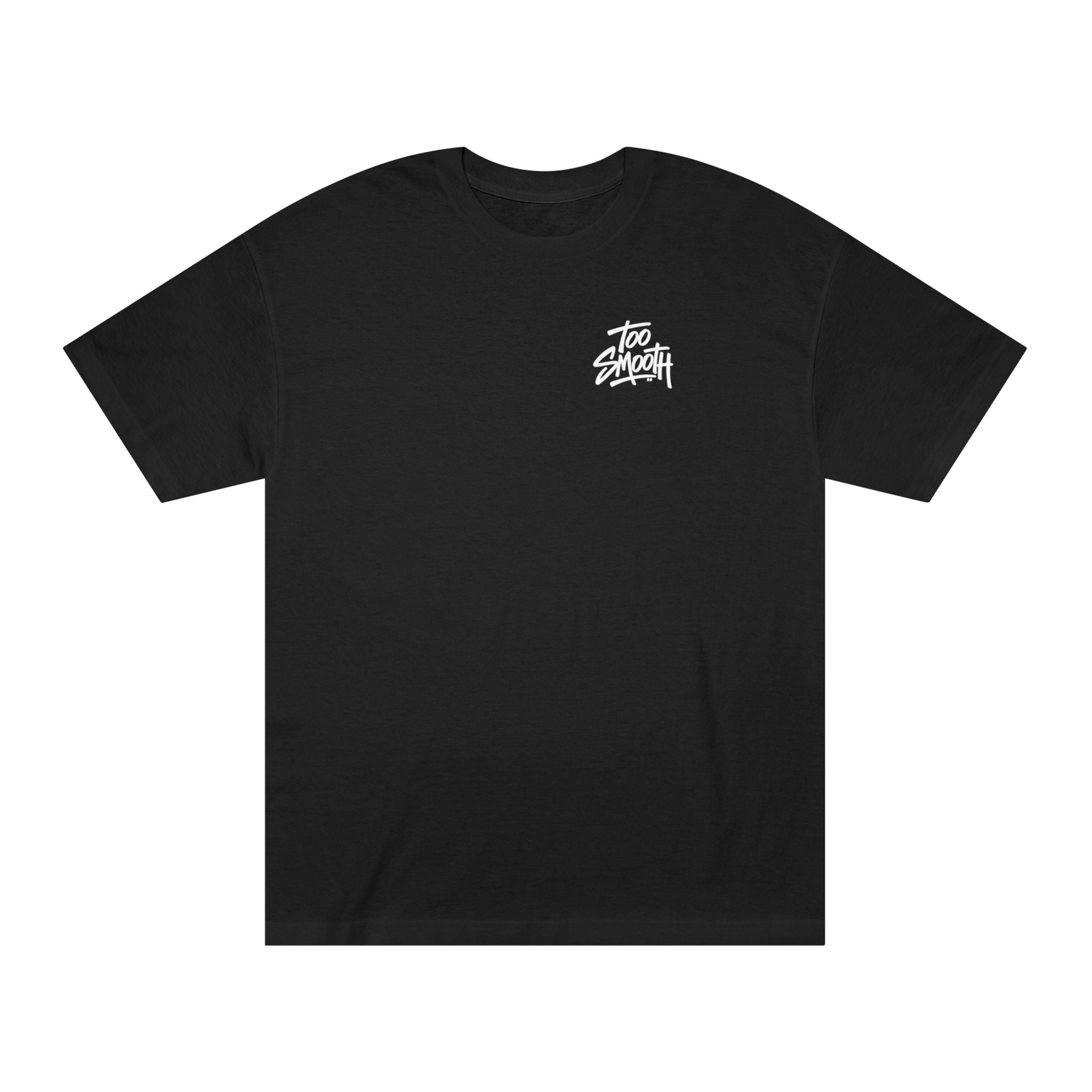 Classic Tee — Small Retro Sunset Heart Back Print