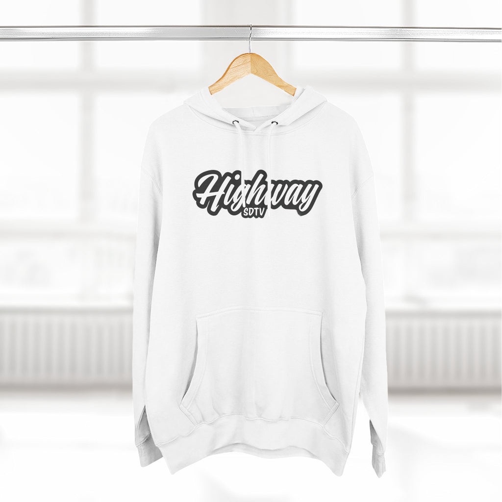 Three-Panel Fleece Hoodie