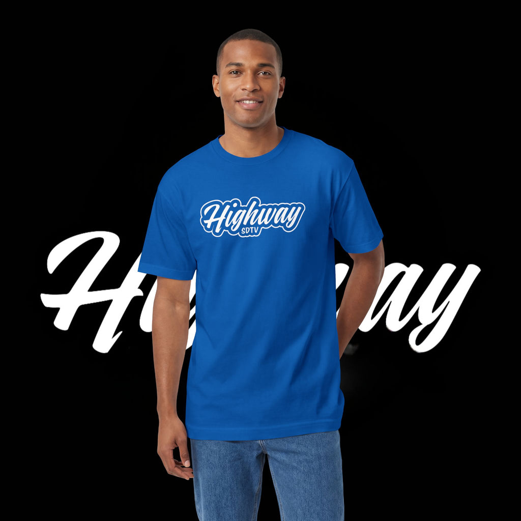Highway City Logo Tee — Retro Sunset Graphic T-Shirt