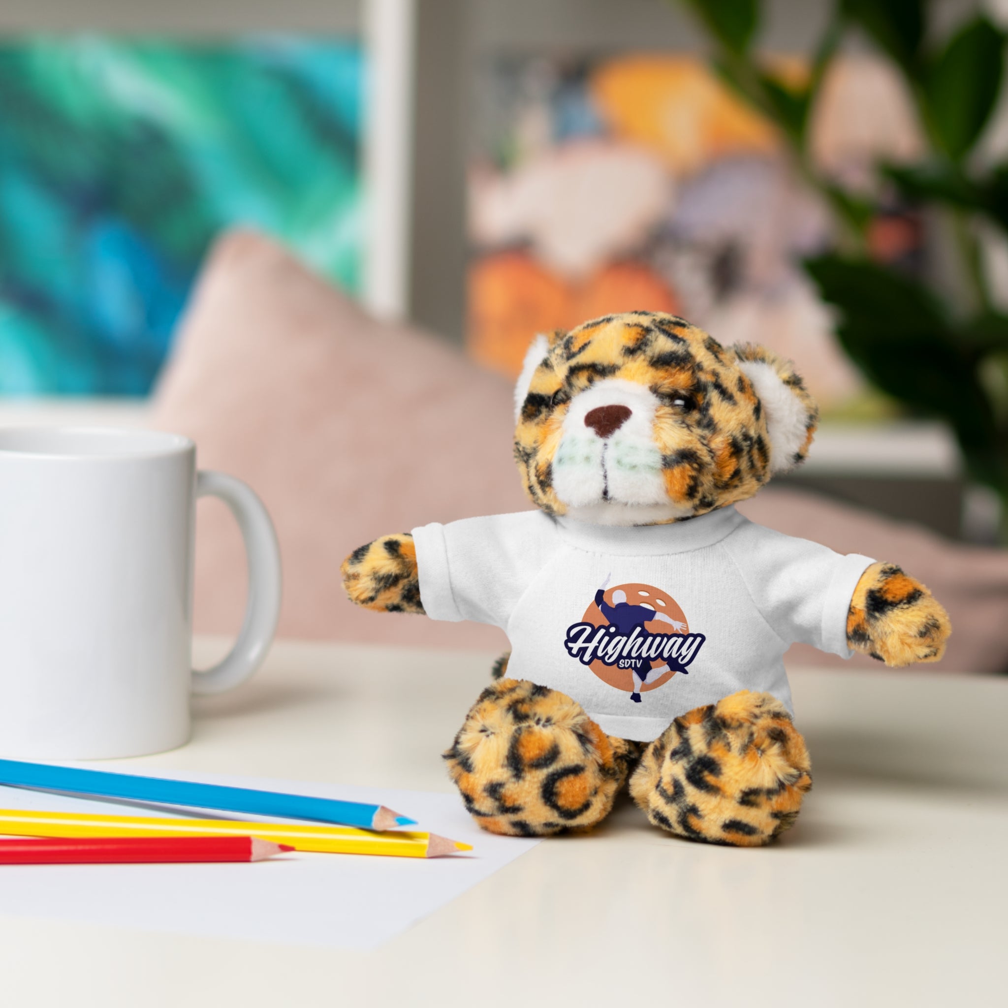 Cute Stuffed Animal with Custom Tee - Perfect Gift for Kids