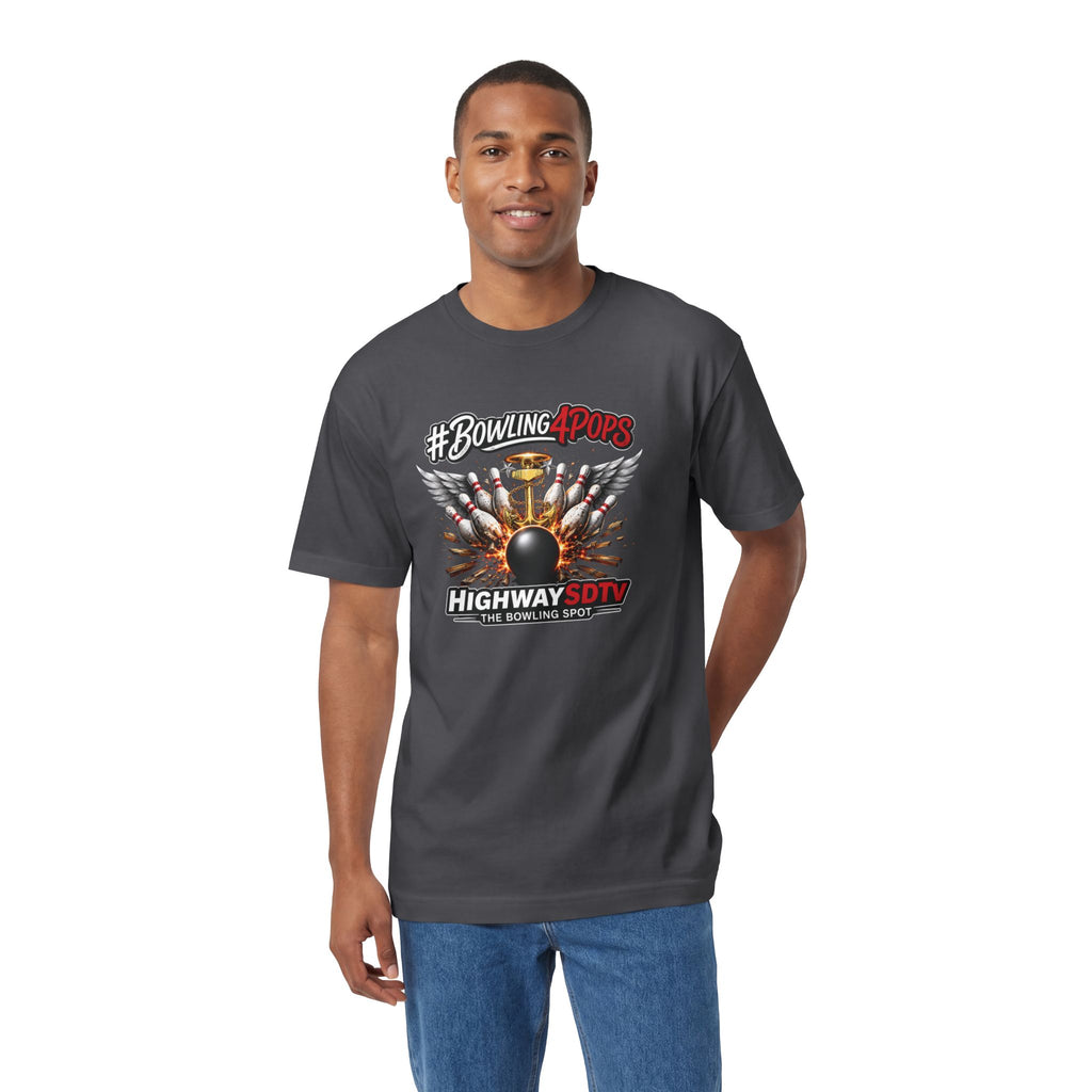 Bowling Pops Tee — "#Bowling4Pops" Highway SDTV Graphic T-Shirt