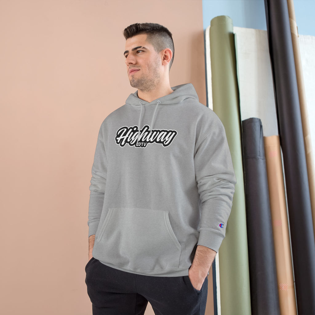 HighwaySDTV Champion Hoodie - Cozy Streetwear, Perfect for Casual Outings, Gifts, Fall/Winter Style, Hoodie for Every Occasion '