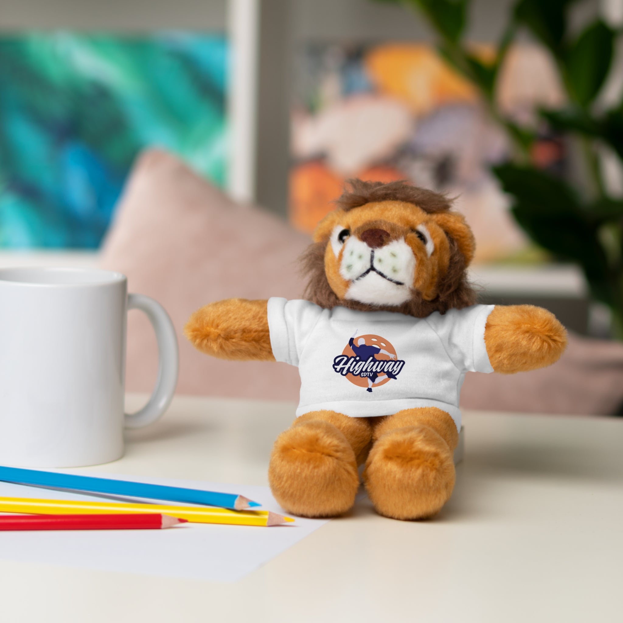 Cute Stuffed Animal with Custom Tee - Perfect Gift for Kids