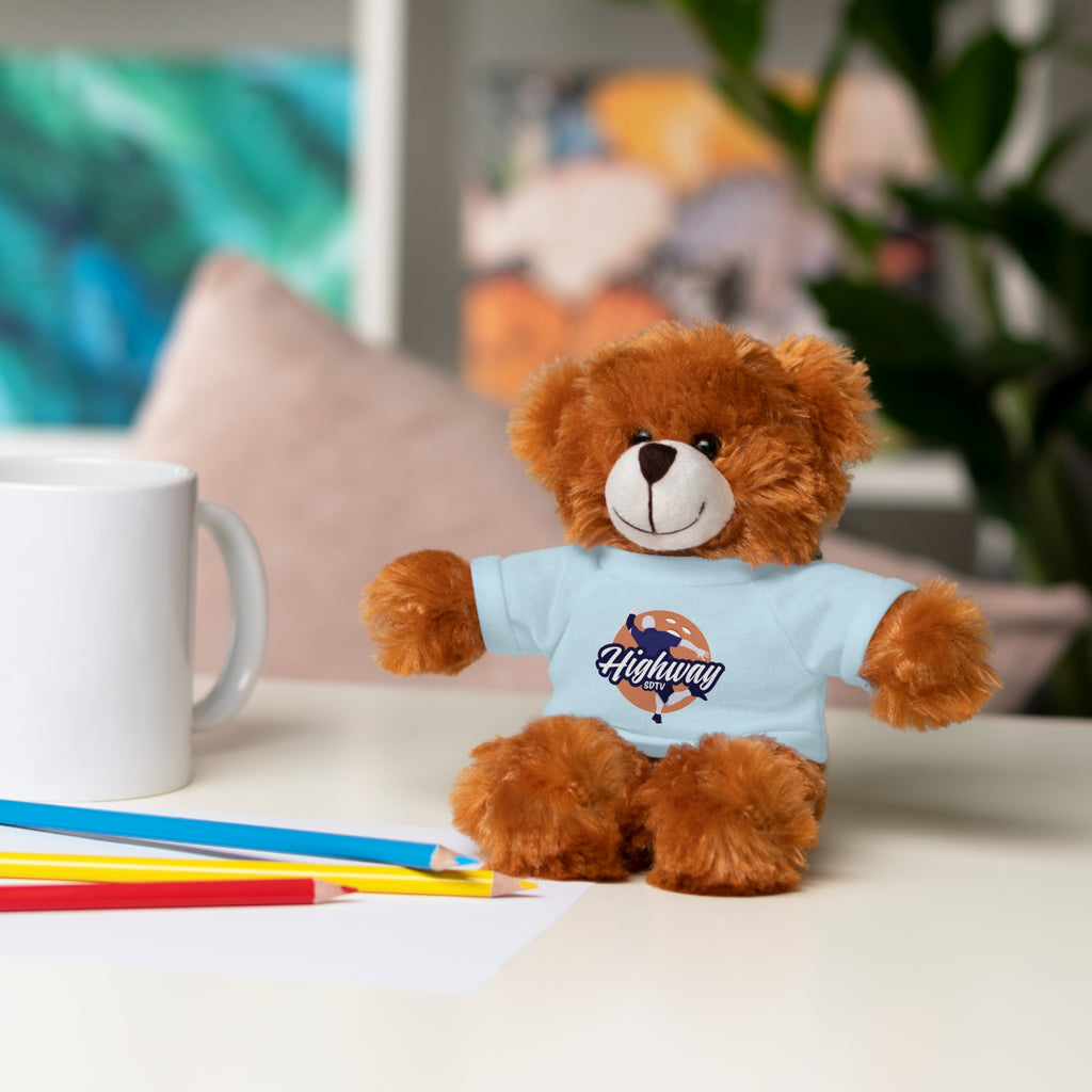 Cute Stuffed Animal with Custom Tee - Perfect Gift for Kids