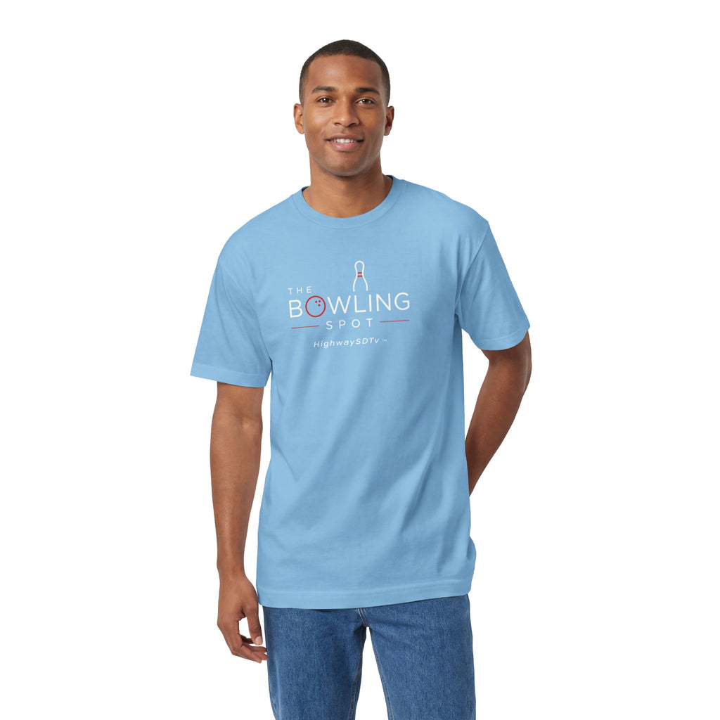 Bowling Spot Logo Tee — The Bowling Spot Highway 30TV Orange T-Shirt