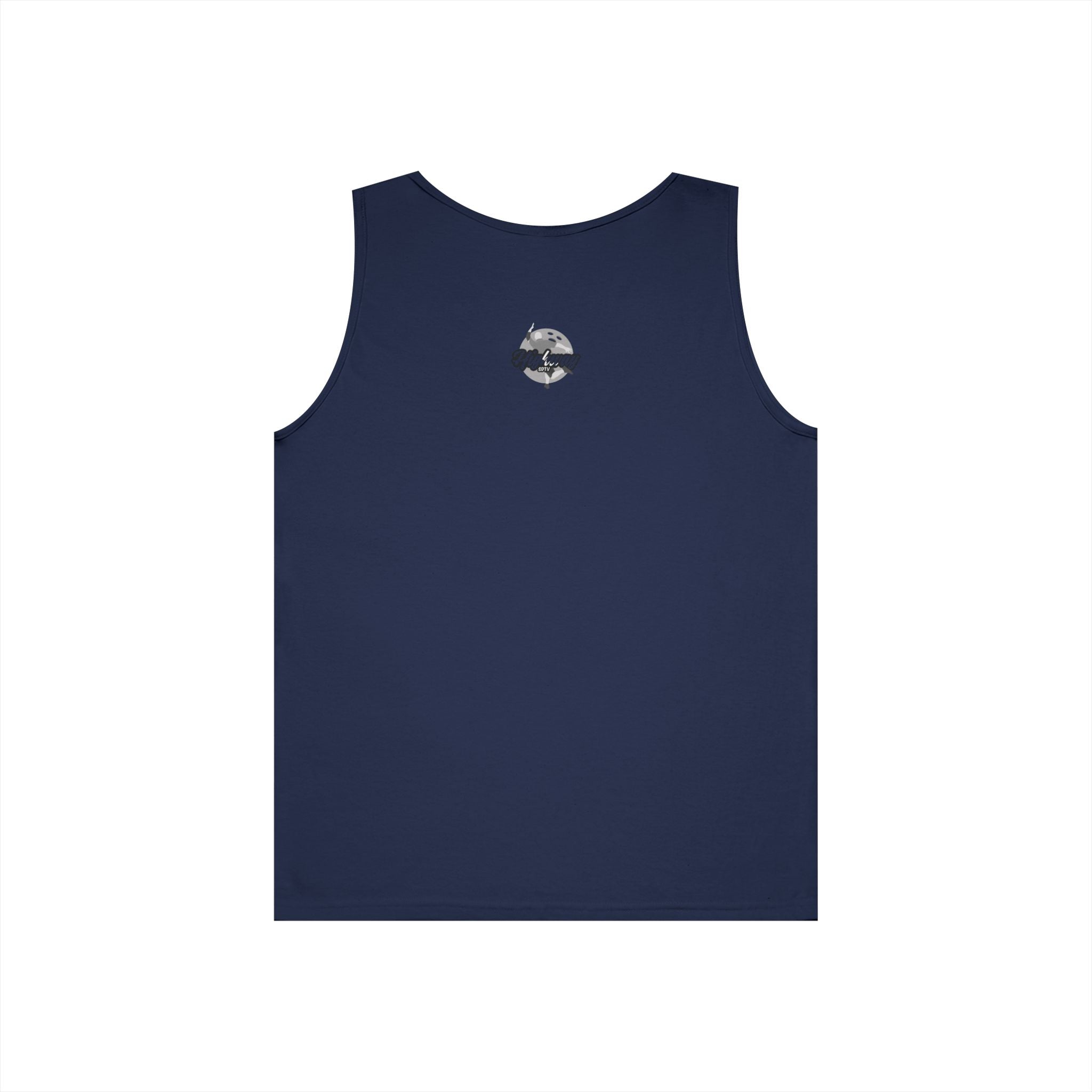 Highway Graphic Unisex Heavy Cotton Tank Top, Summer Casual Wear, Beach Outfit, Festival Clothing, Gift for Travelers