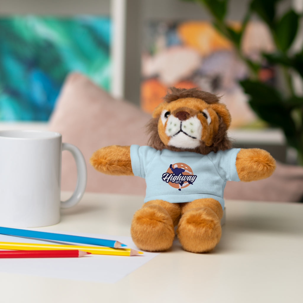 Cute Stuffed Animal with Custom Tee - Perfect Gift for Kids