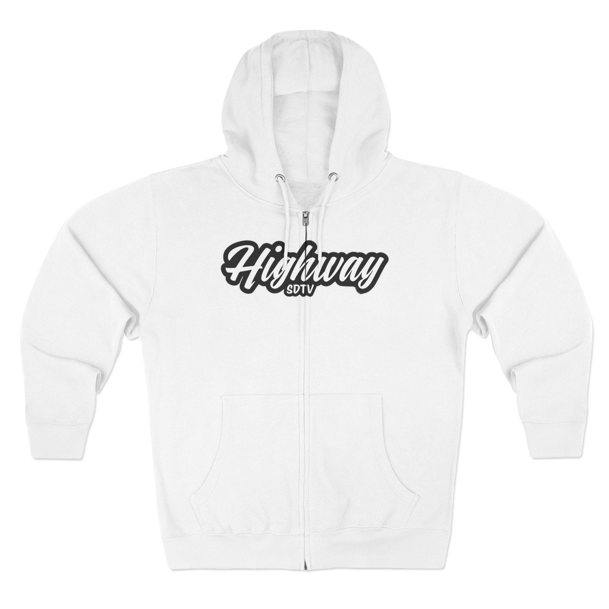 Highway Unisex Zip Hoodie - Casual Comfort for Every Adventure