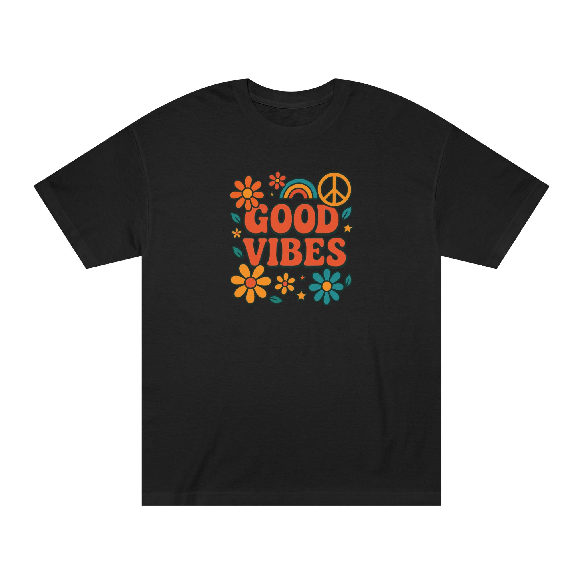 Good Vibes Retro Flower Tee
