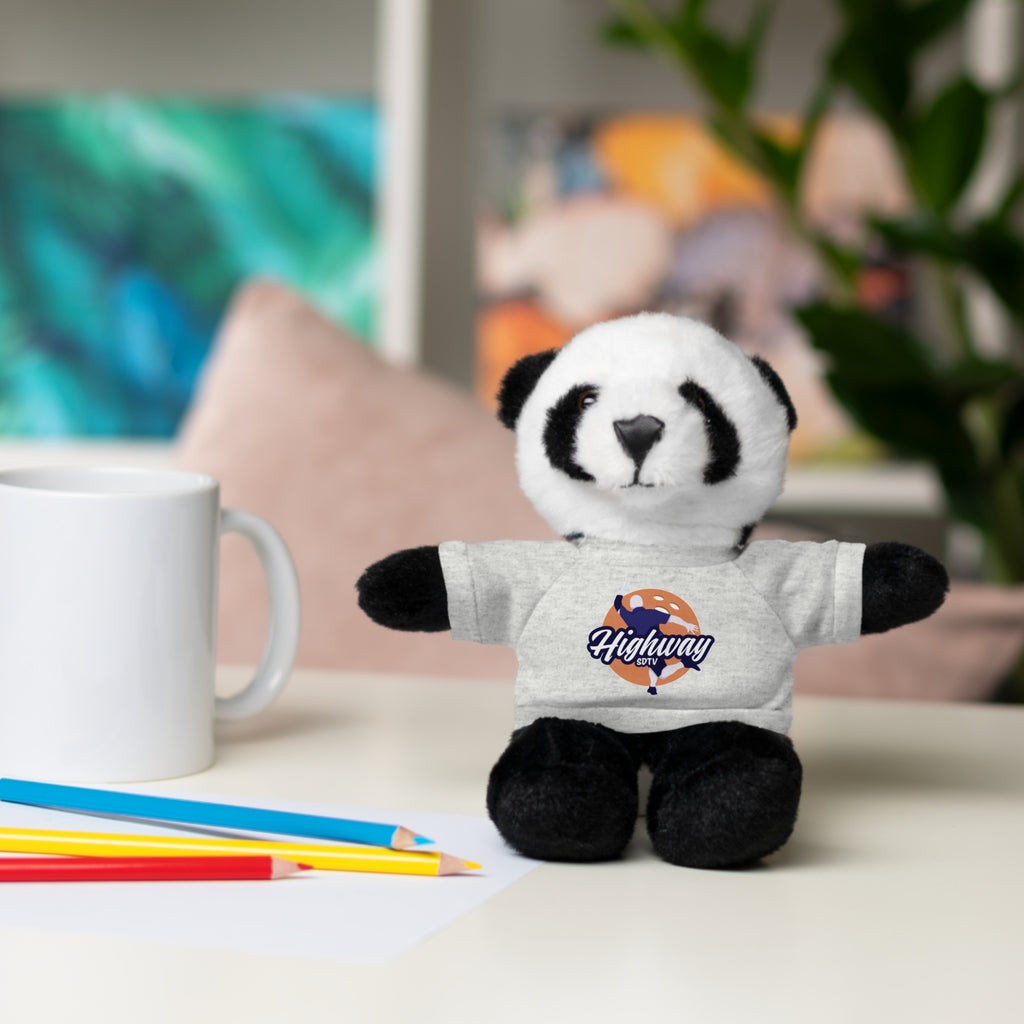 Cute Stuffed Animal with Custom Tee - Perfect Gift for Kids