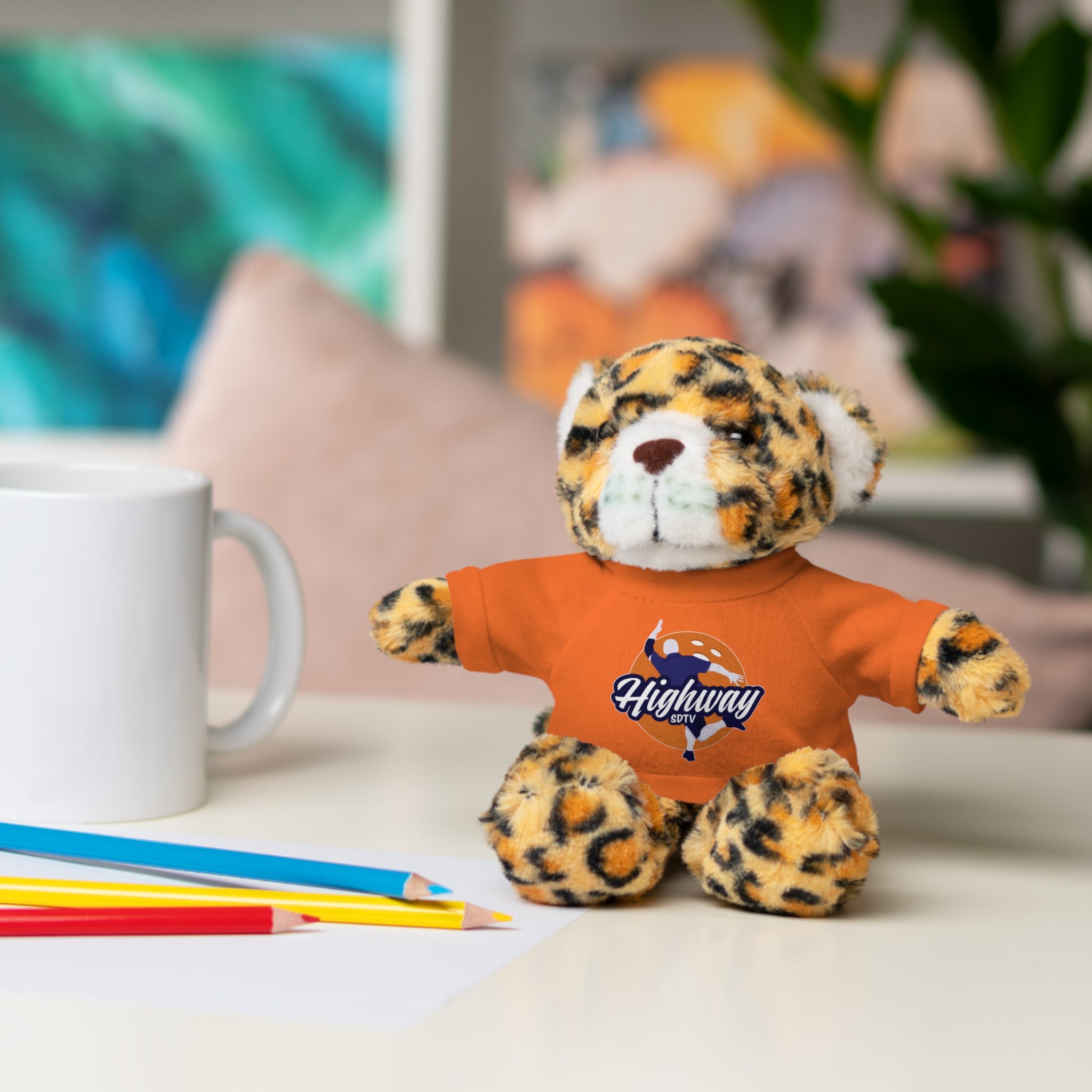 Cute Stuffed Animal with Custom Tee - Perfect Gift for Kids