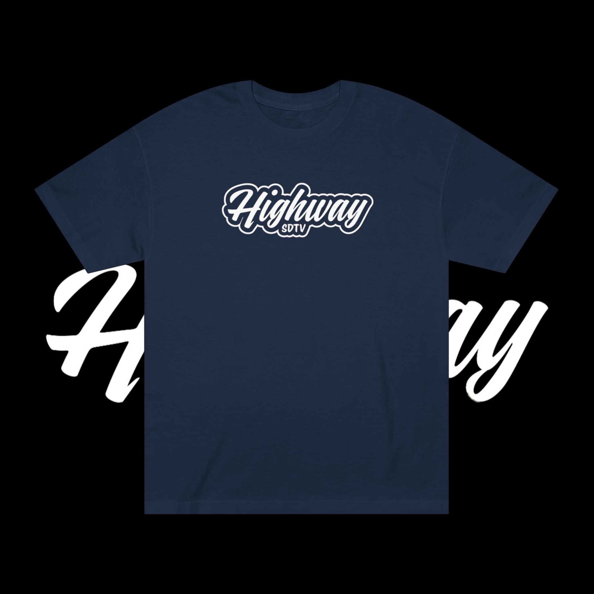 Highway City Logo Tee — Retro Sunset Graphic T-Shirt