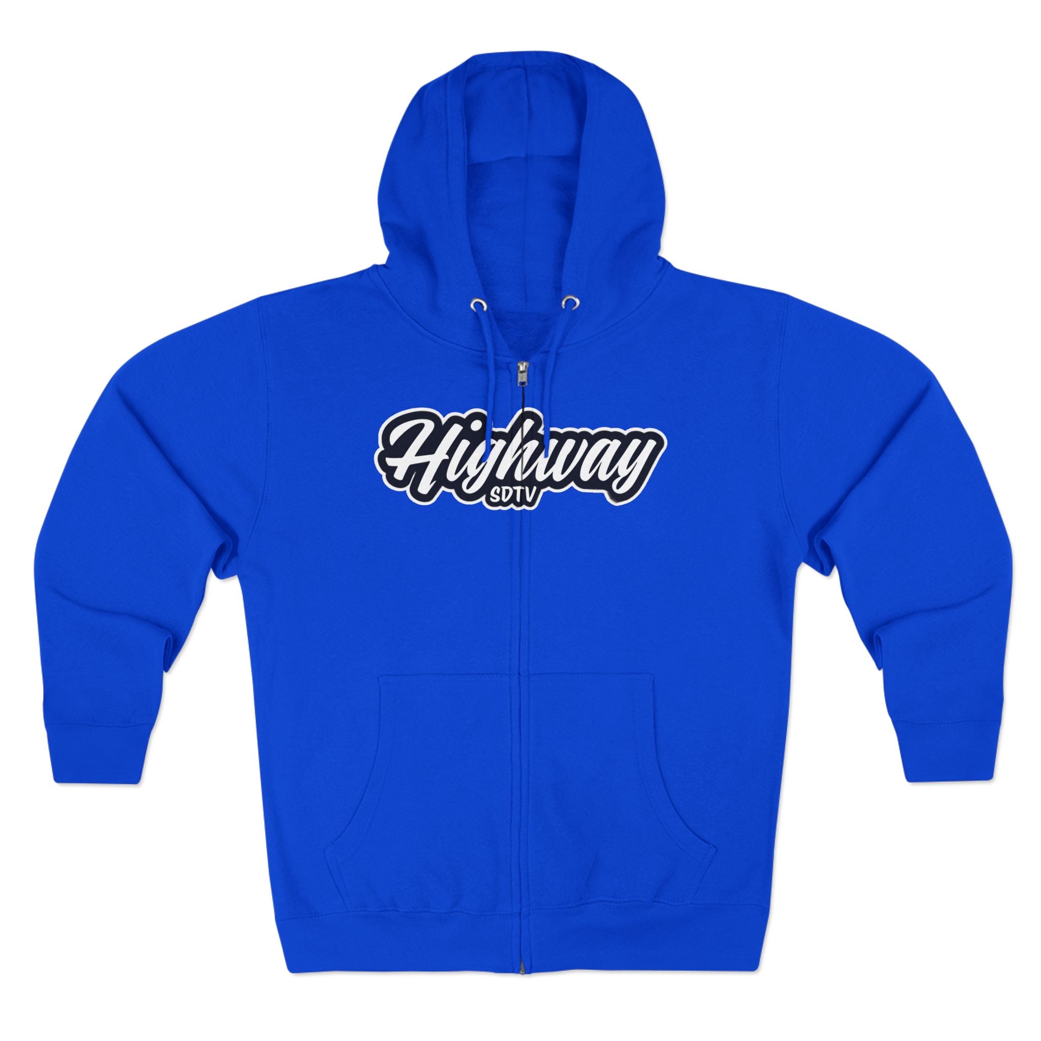 Highway Unisex Zip Hoodie - Casual Comfort for Every Adventure