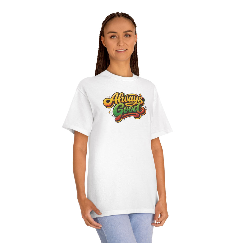 Always Good Tee — Retro Script Graphic T-Shirt