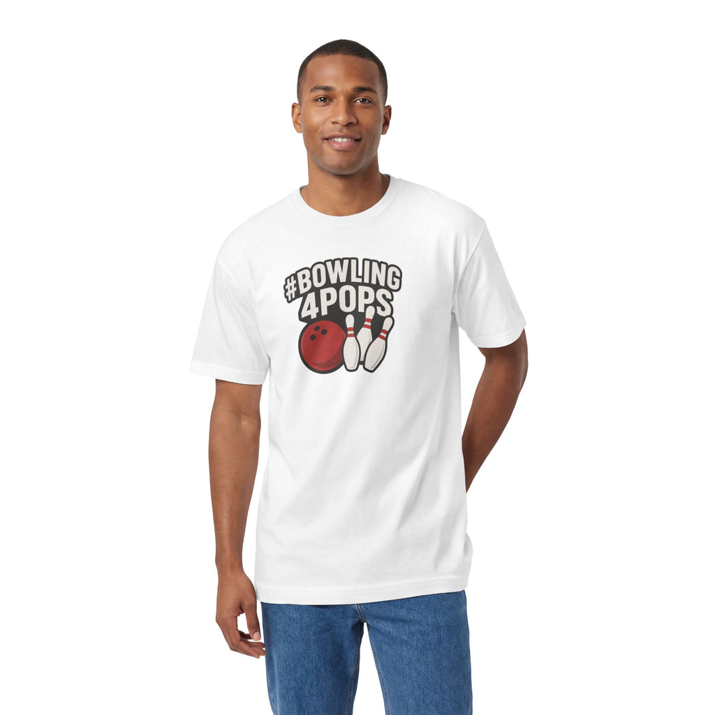 Bowling 4 Pops T-Shirt — #Bowling4Pops Graphic Tee for Father’s Day & Bowling Fans