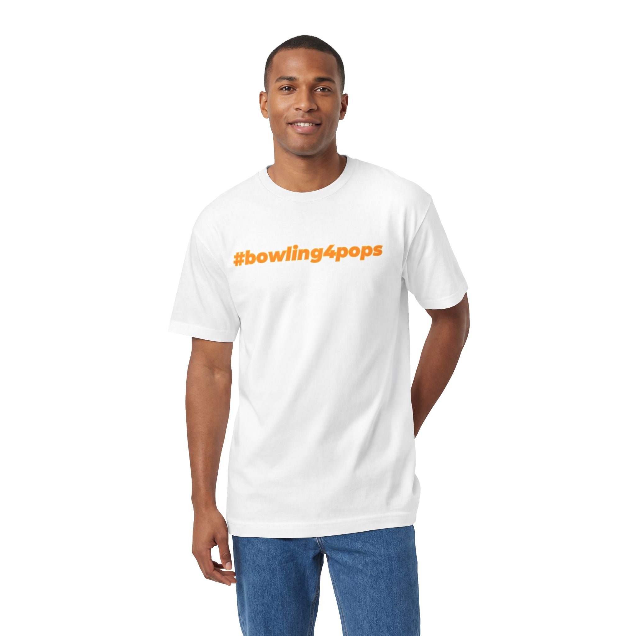 #Bowling4Pops Short-Sleeve T-Shirt, Fun Family Activity Shirt, Bowling Event Tee, Gift for Dad, Casual Casual Wear