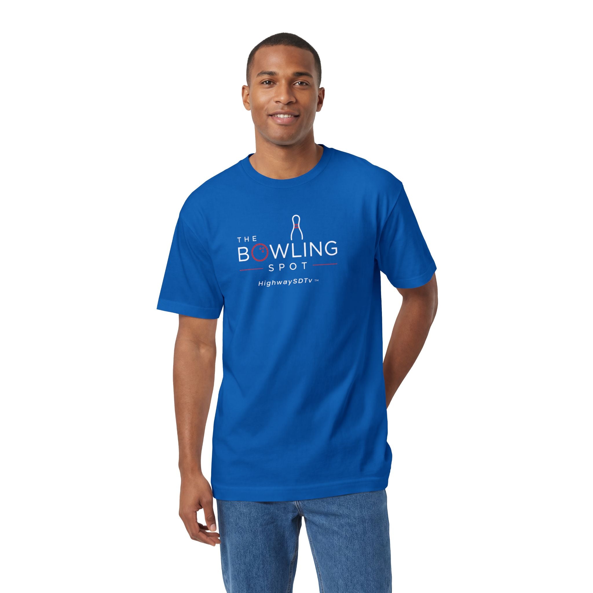 Bowling Spot Logo Tee — The Bowling Spot Highway 30TV Orange T-Shirt
