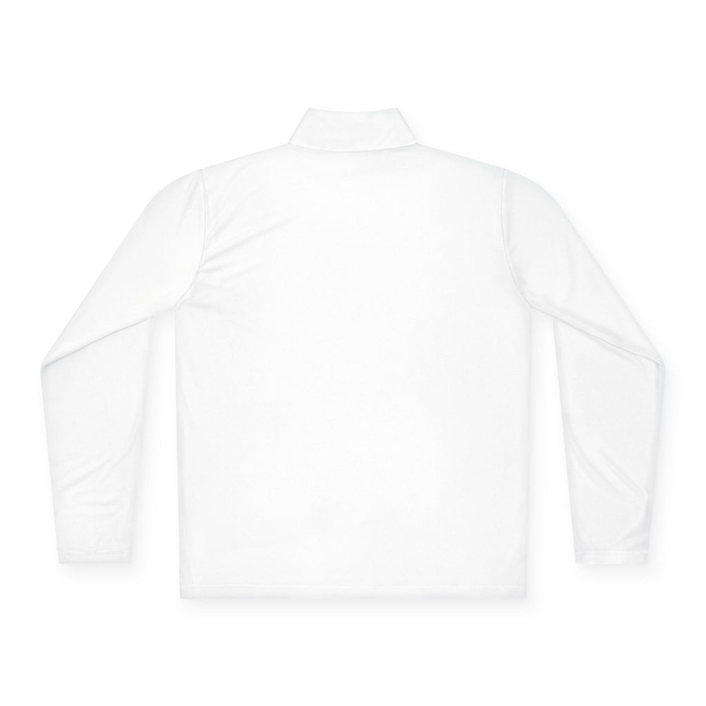 Quarter-Zip Pullover — Minimal 'Vintage' Script Chest Logo