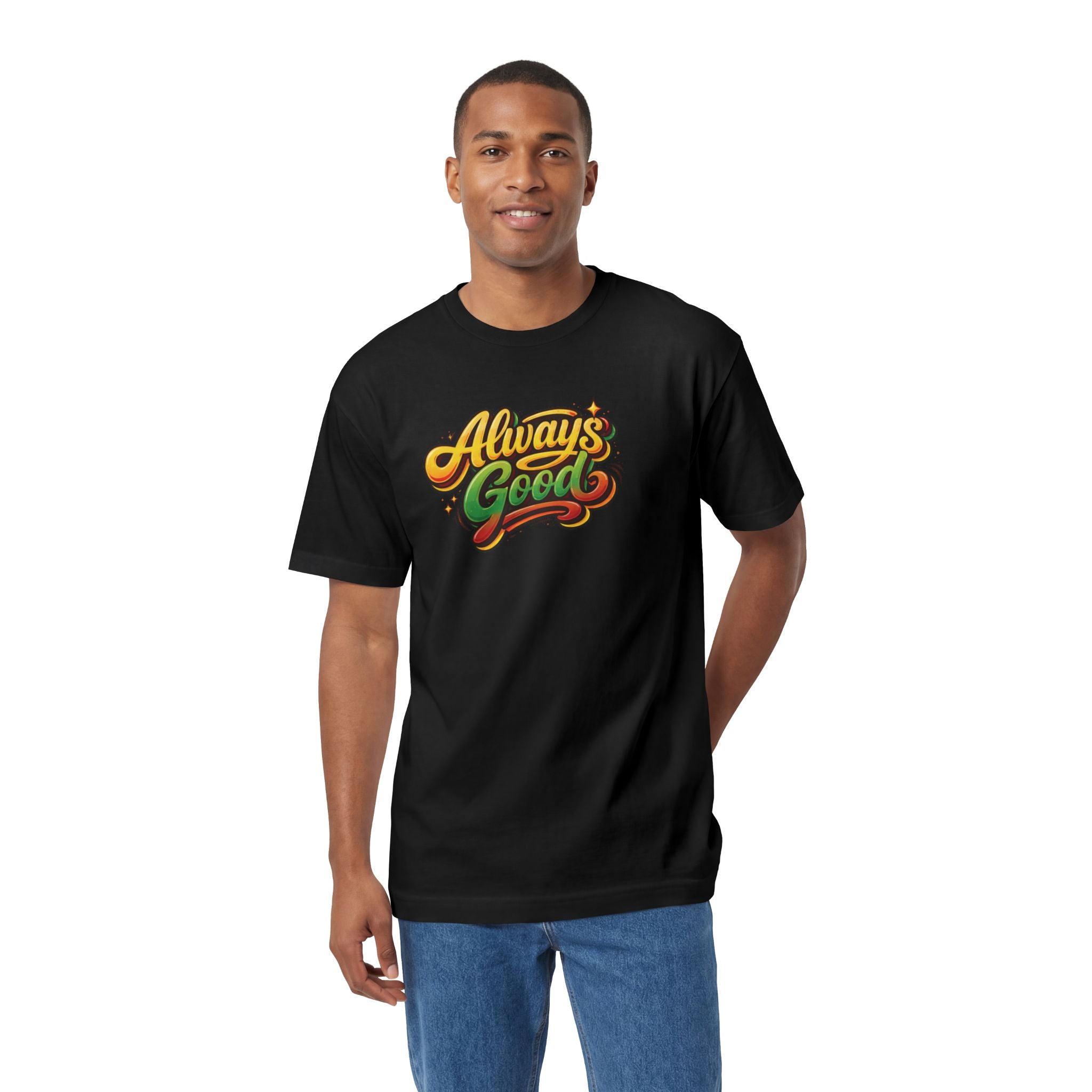 Always Good Tee — Retro Script Graphic T-Shirt